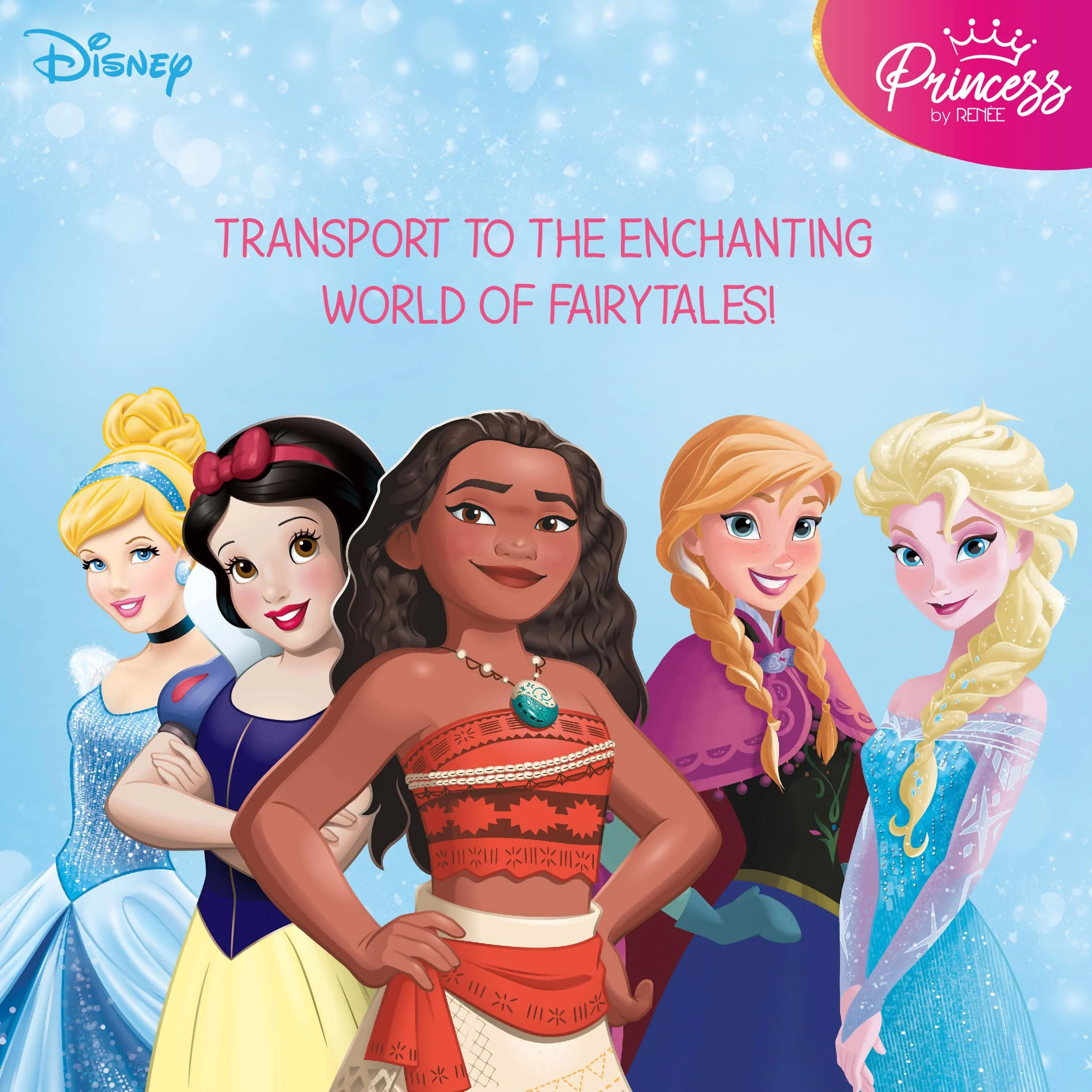 Disney Fairytale Perfume Combo of 5 by Princess by RENEE, 10 ml each - Image 3