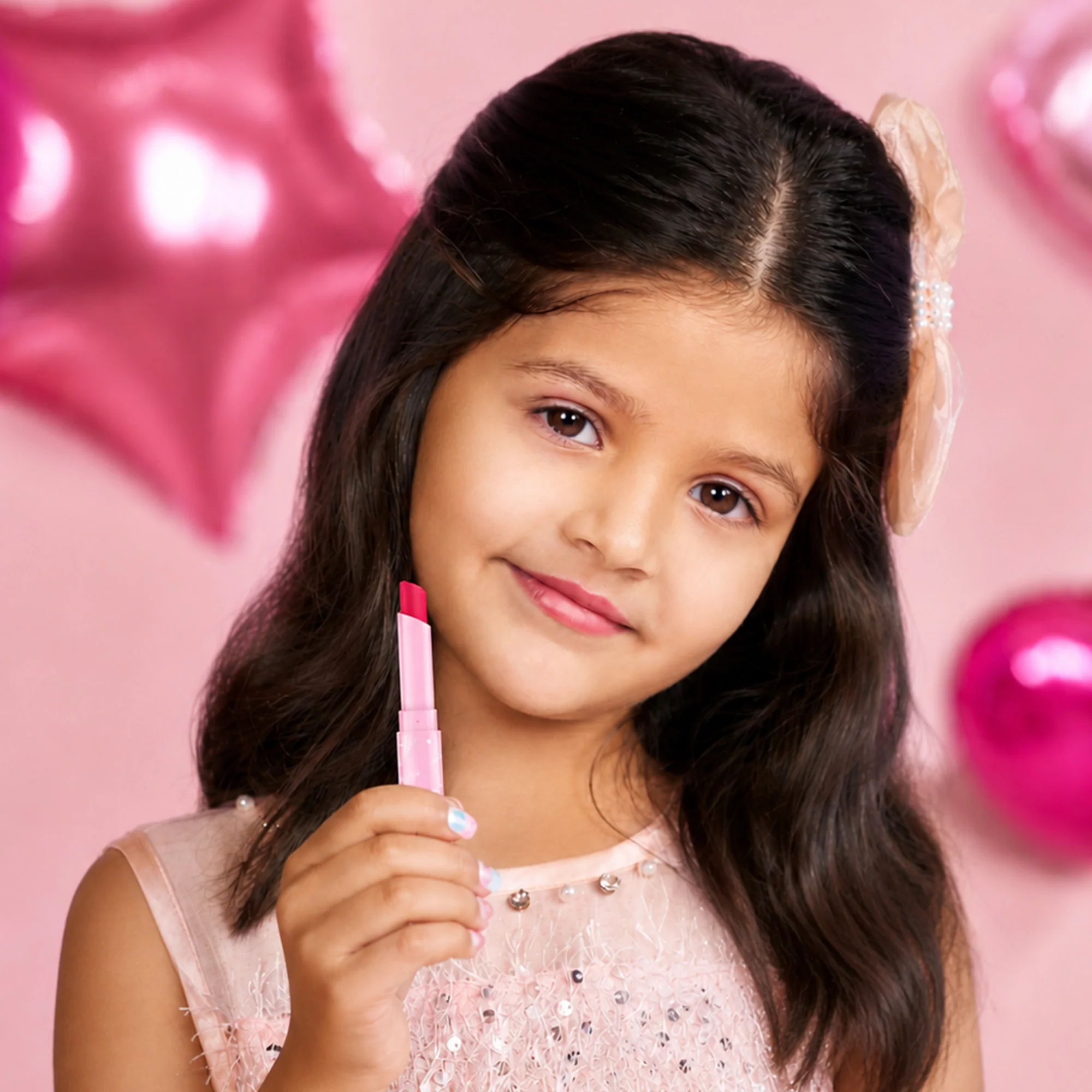 Lippieland Lipstick Set Of 5 For Kids & Preteens By Princess By RENEE - Image 3