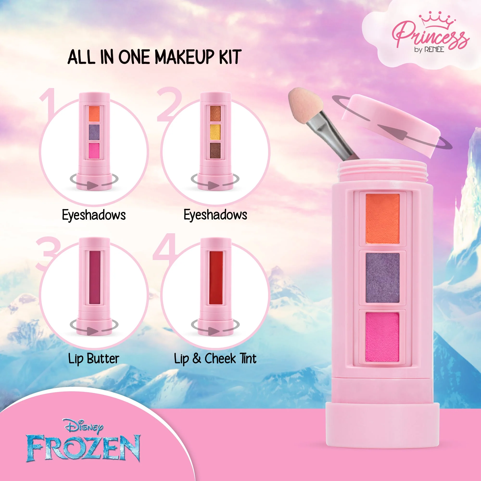 Festive Ready Complete Beauty Kit for Preteen by Princess by RENEE - Image 5