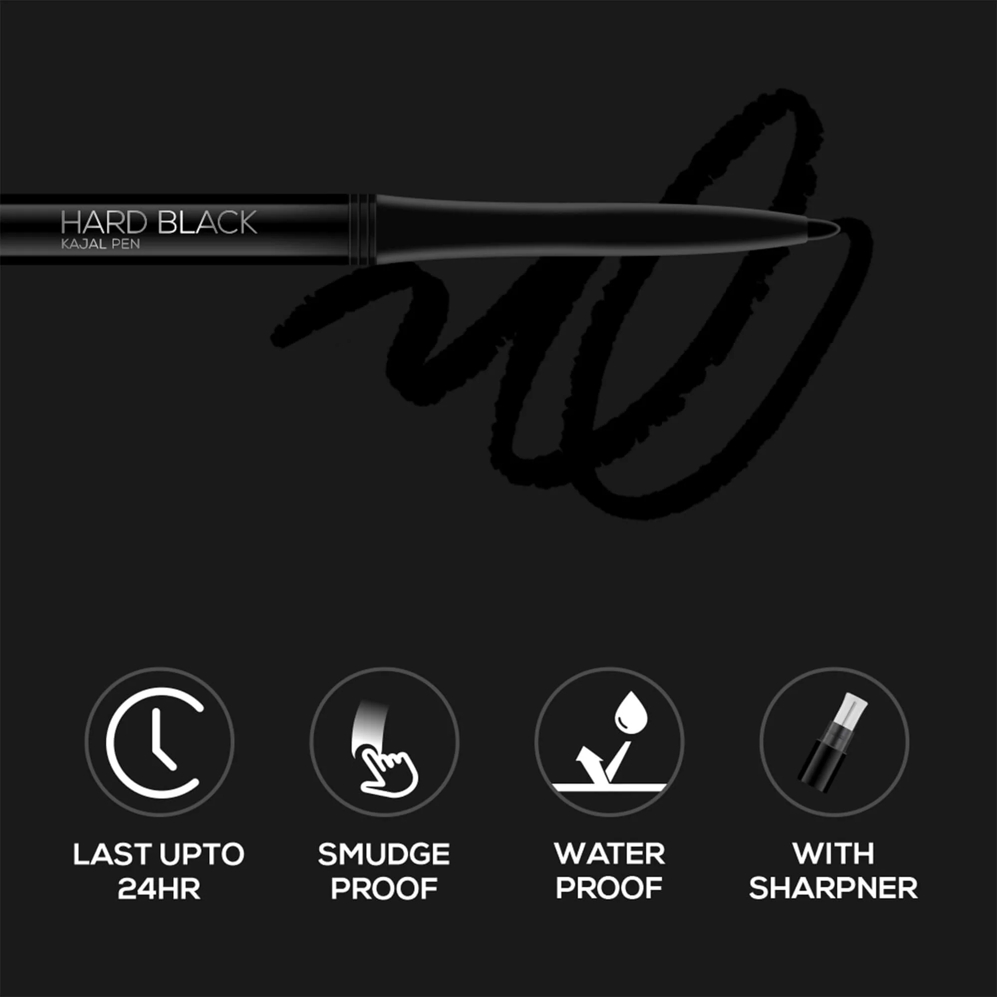 Magic Eyes Kajal Pen For Preteens, Safe & 100% Naturally Derived Ingredients, Ophthalmologically Tested by Princess by RENEE , 0.35 g - Image 26