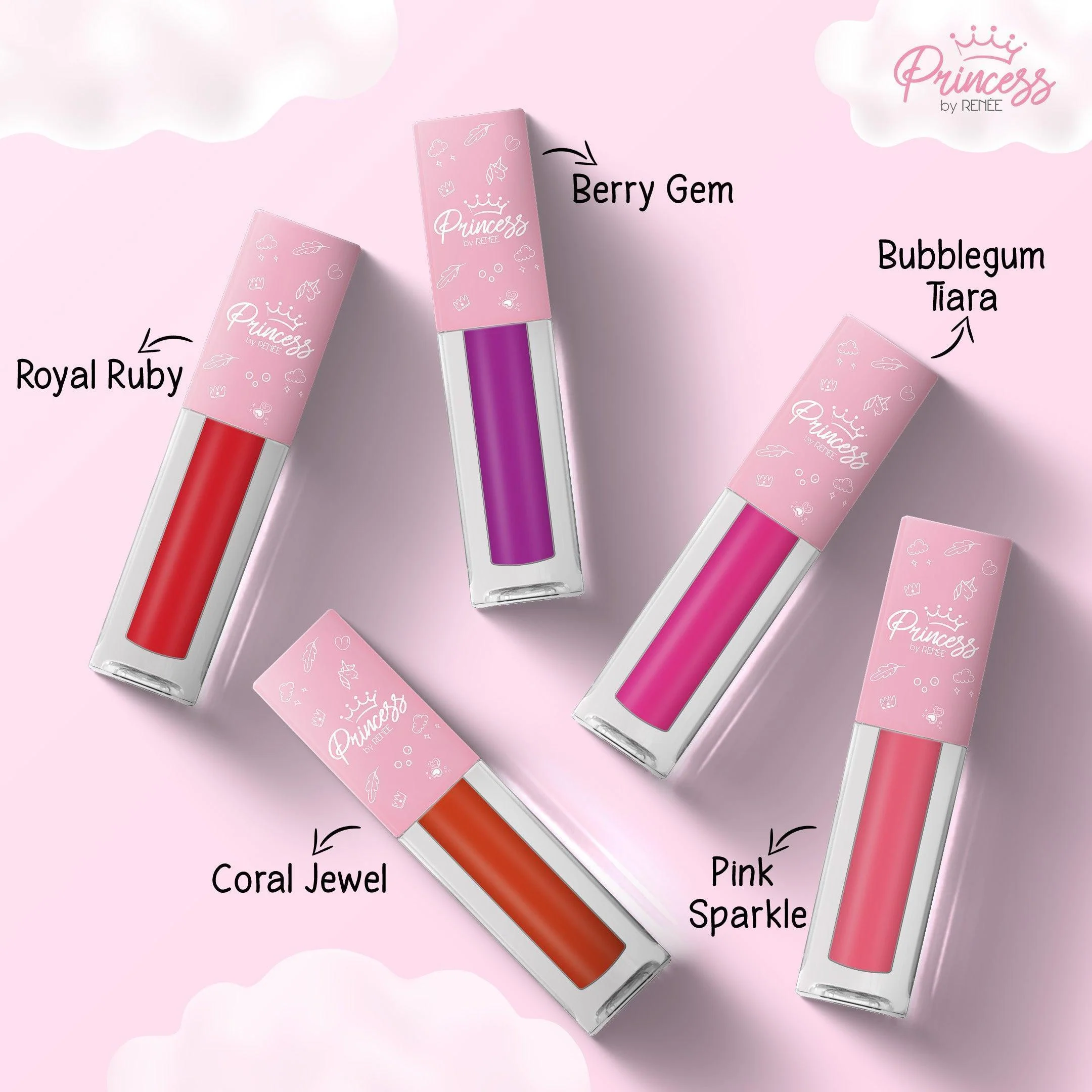 Royal Shine Lip Gloss Set - Princess By RENEE - Image 5