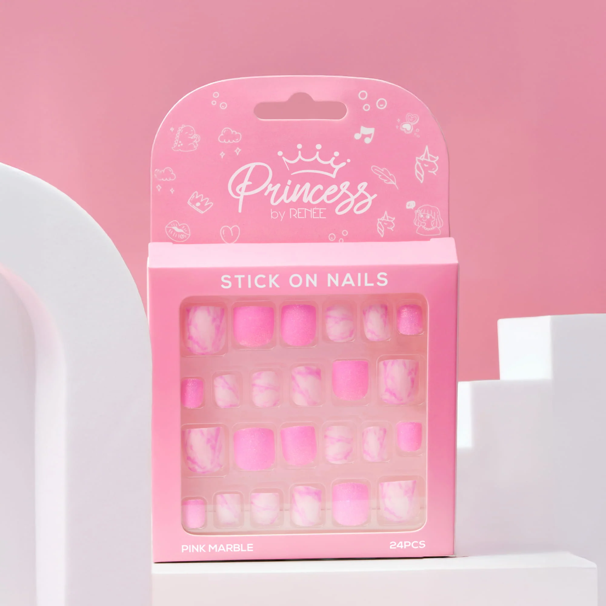 Stick On Nails by Princess by RENEE, Pack of 24 - Image 5