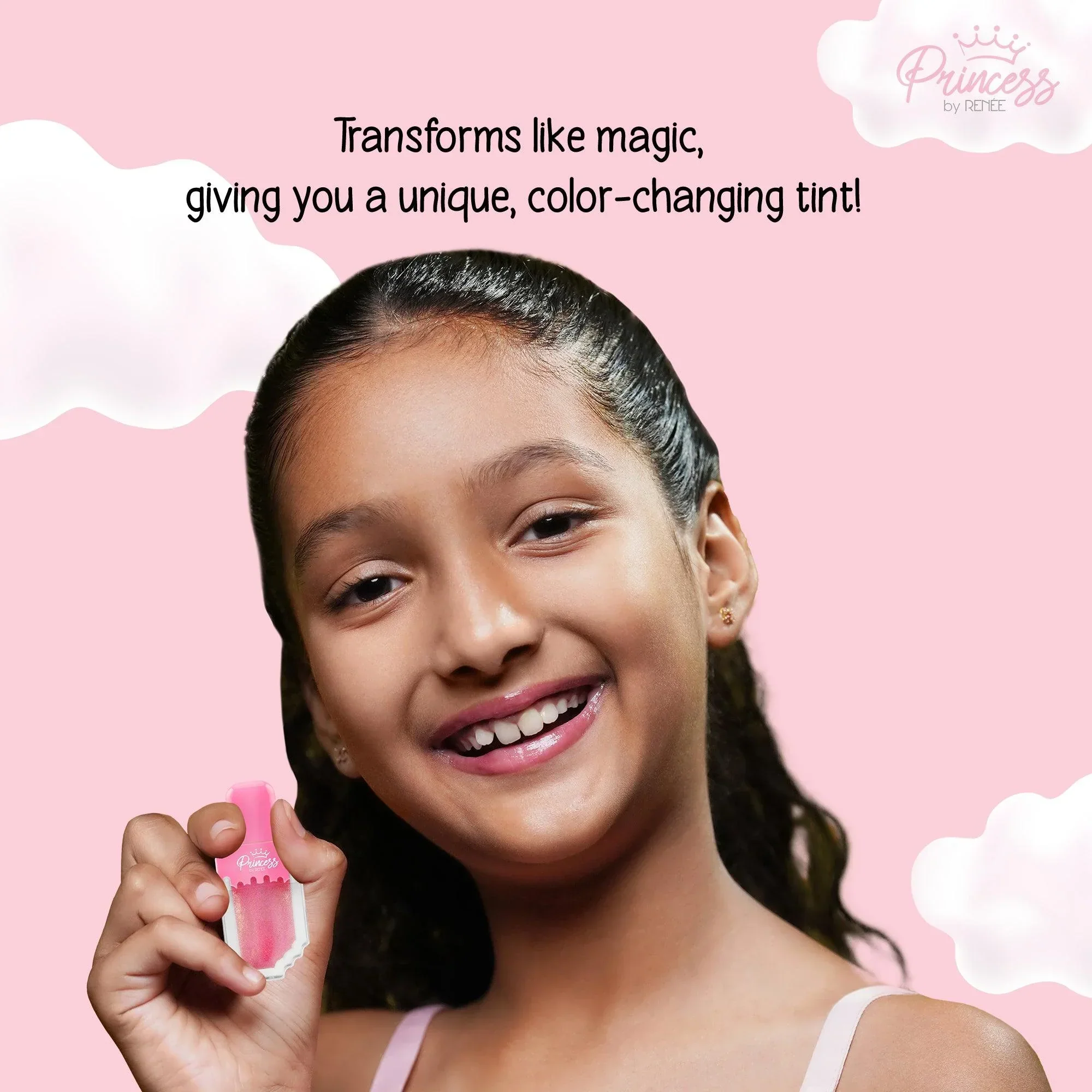 Sugar Sparkles Colour Changing Lip Gloss by Princess By RENEE, 4 ml - Image 5