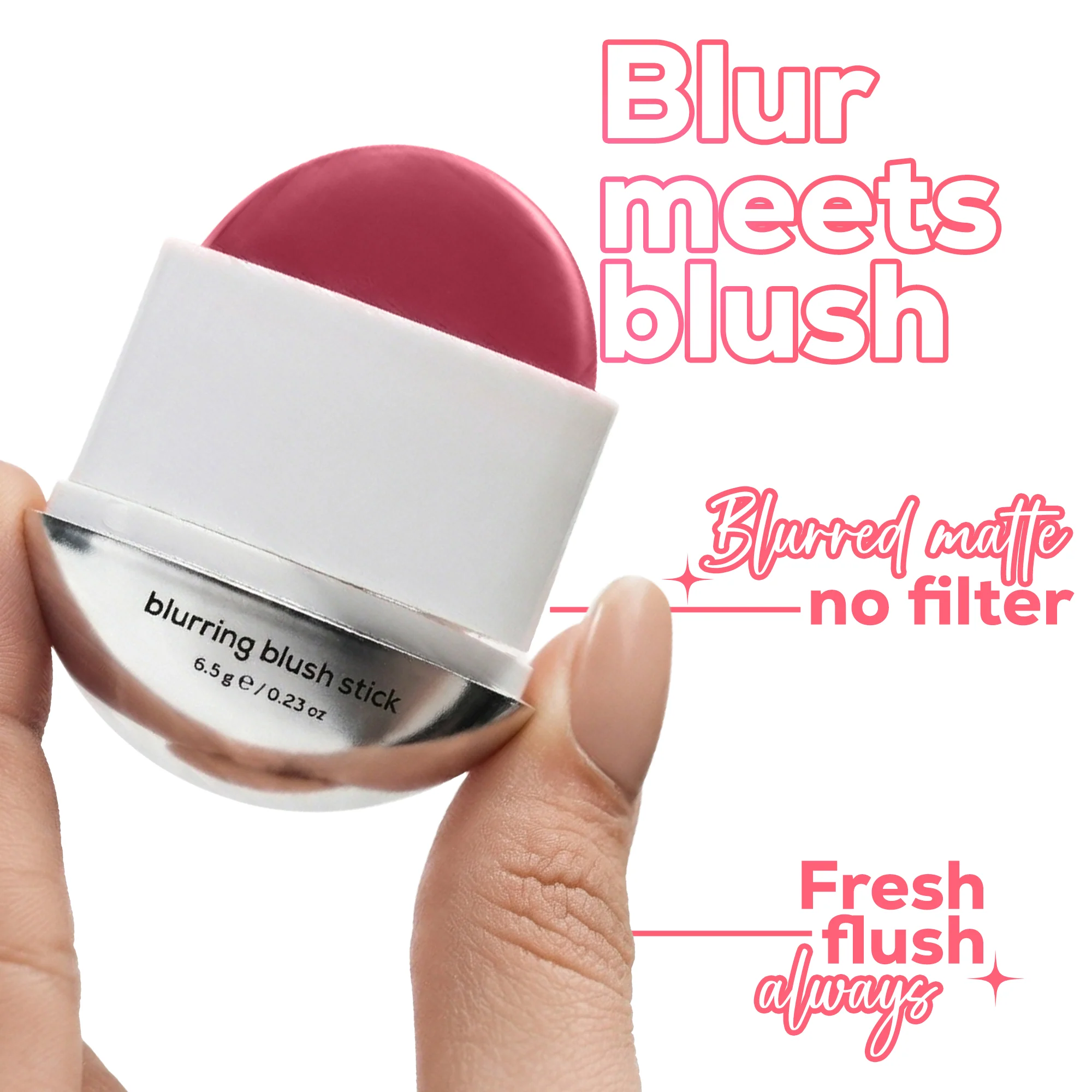 RENEE Blushie Blurring Blush Stick, 6.5 g - Image 3
