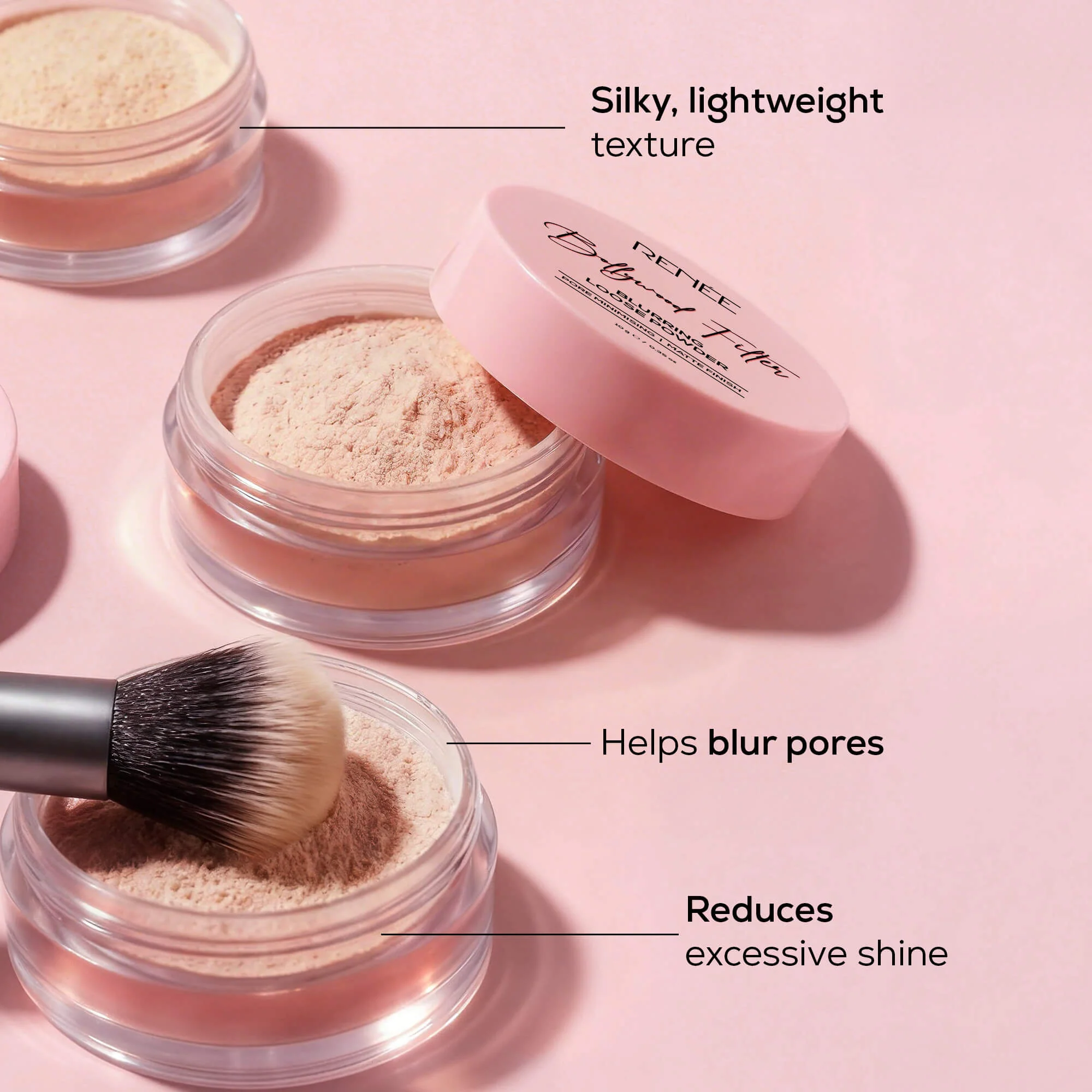 RENEE Bollywood Filter Pore Blurring Loose Powder For Face With Matte Finish - Image 4