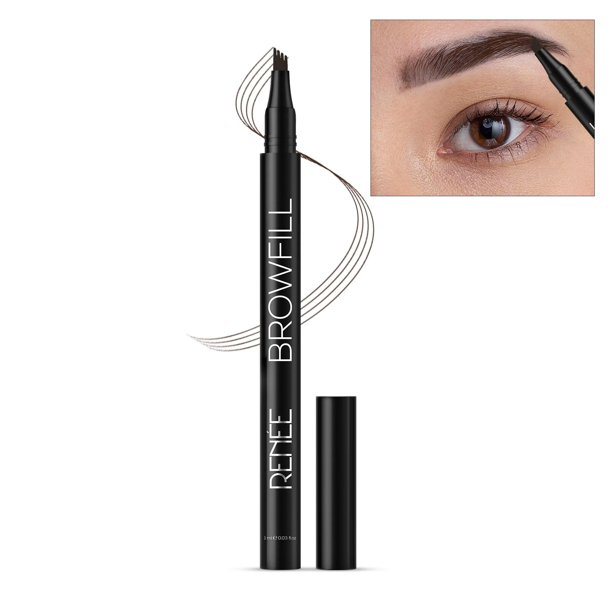 RENEE Browfill Eyebrow Pen, 1 ml - Image 8