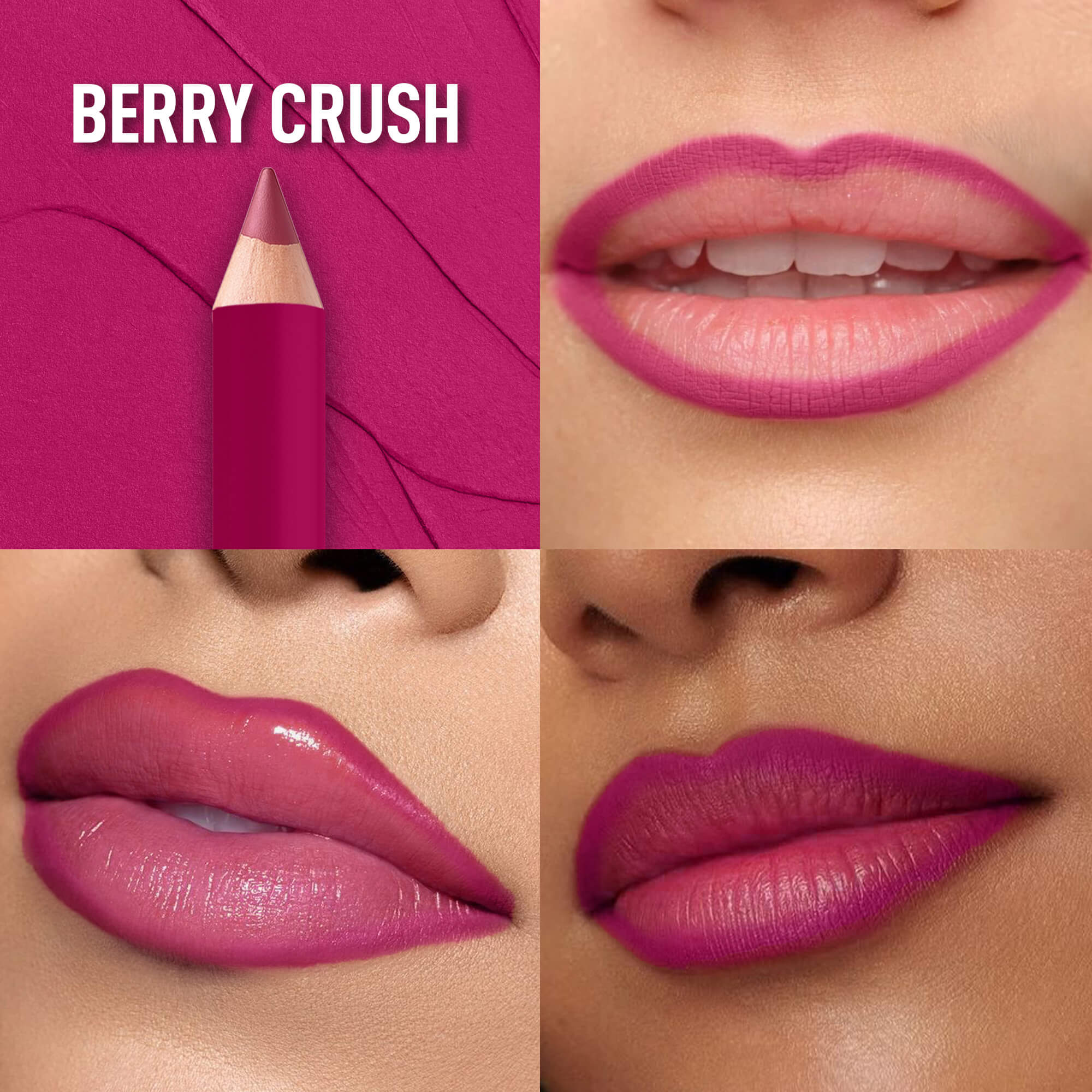 RENEE Curve Matte Lip Liner With Sharpener, 2.5g - Image 29
