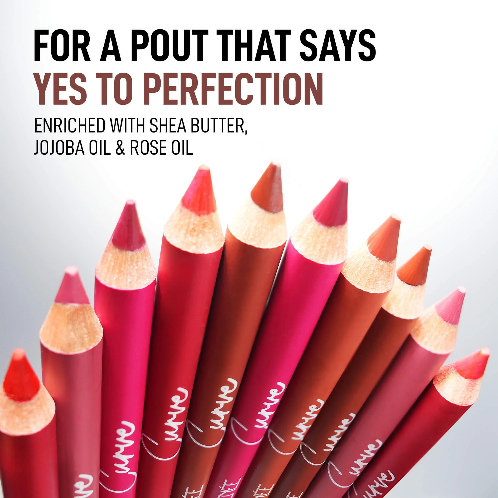 RENEE Curve Matte Lip Liner With Sharpener, 2.5g - Image 32