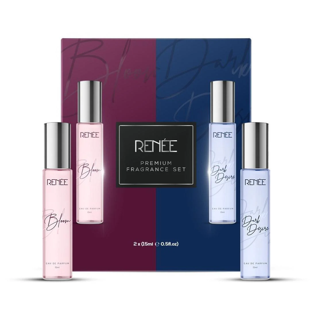 RENEE Eau De Parfum Premium Fragrance Set - Bloom & Dark Desire, Pack of 2