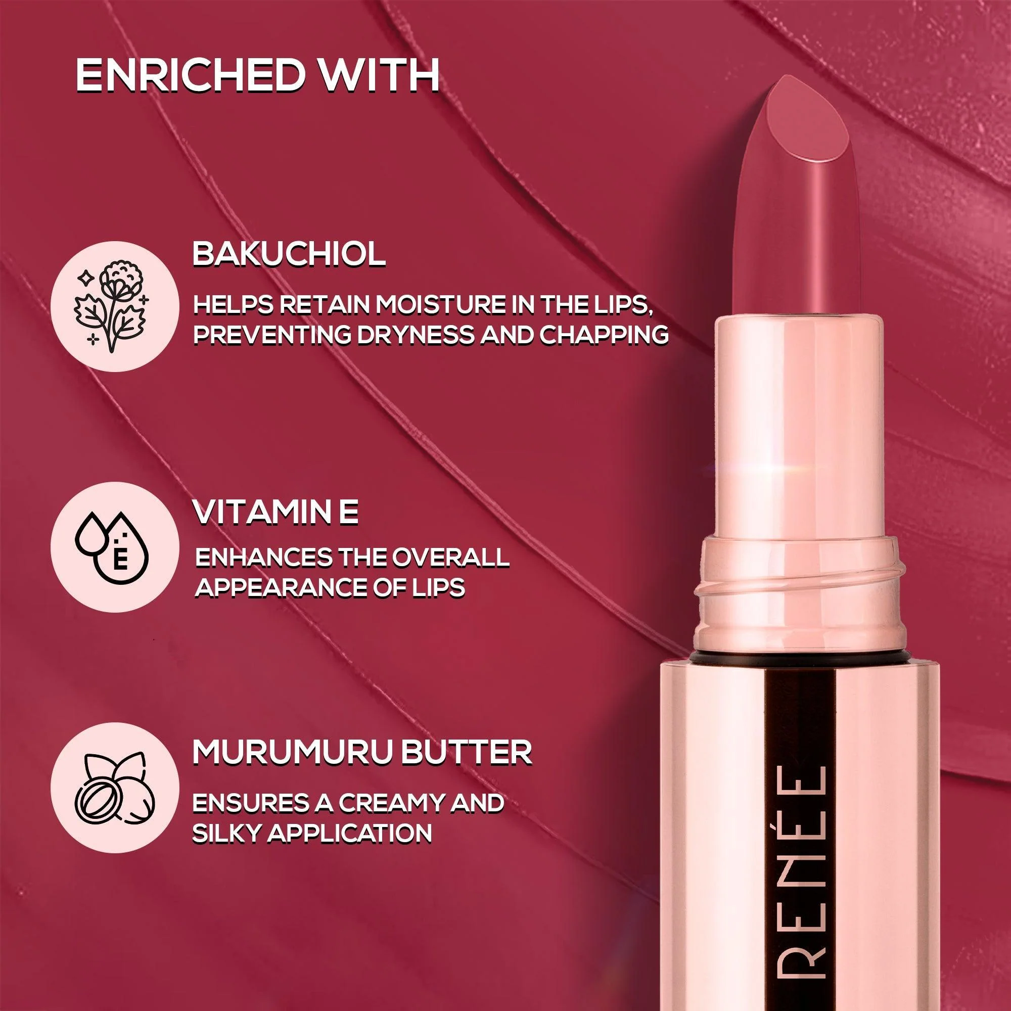 RENEE Everstay Long Stay Matte Lipstick, 4.2 g - Image 31