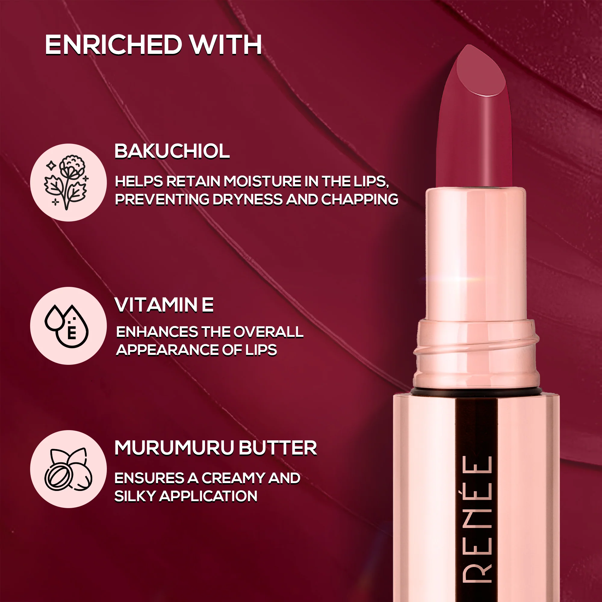 RENEE Everstay Long Stay Matte Lipstick, 4.2 g - Image 59