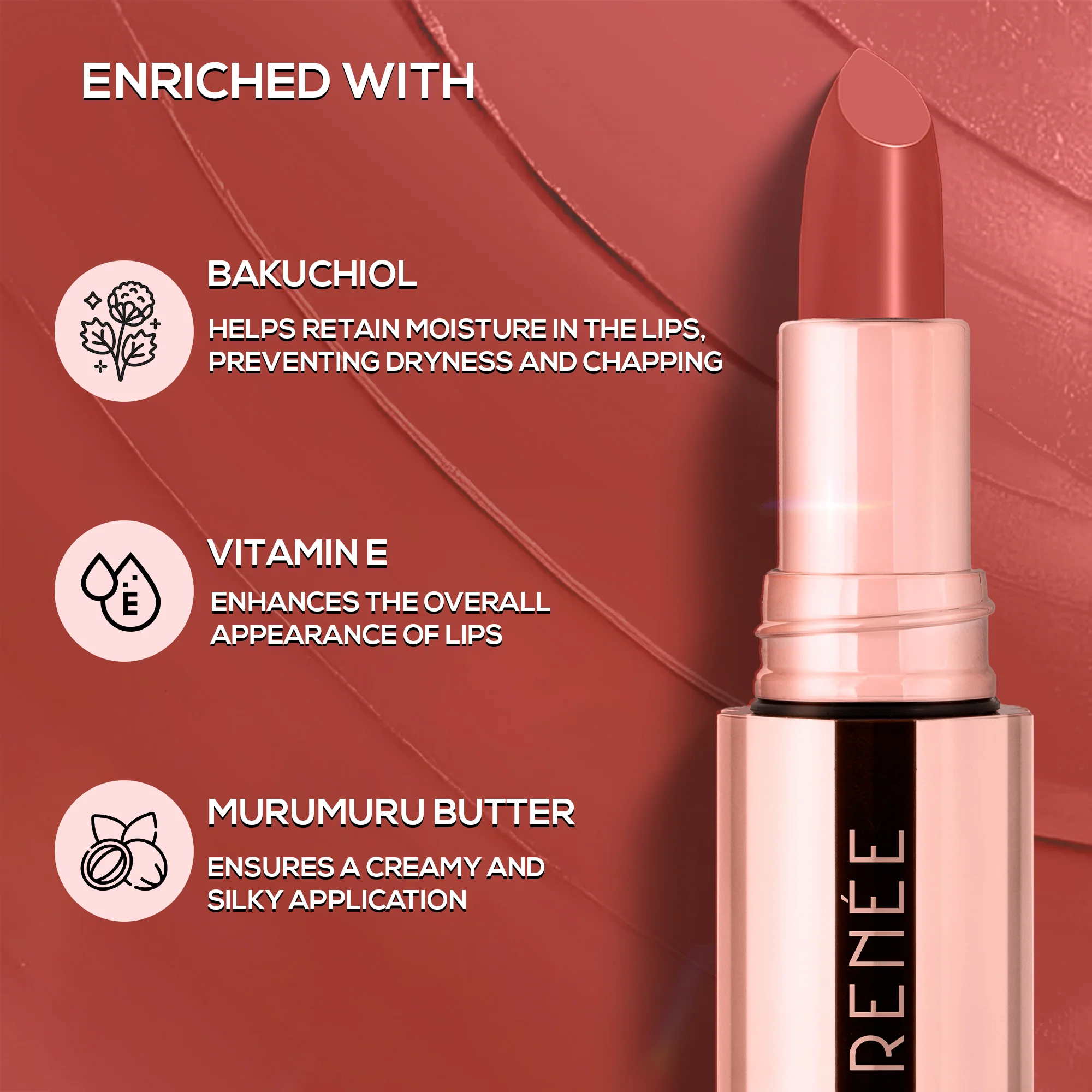 RENEE Everstay Long Stay Matte Lipstick, 4.2 g - Image 66