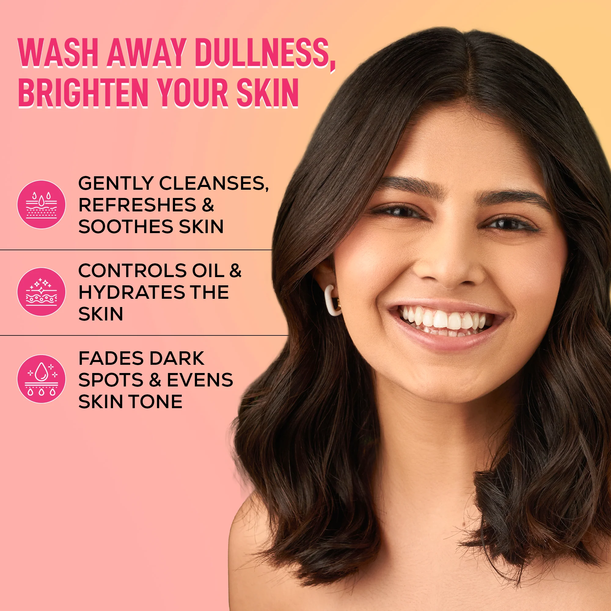 RENEE Everyday Face Bright Gentle Facewash + Serum in Cream Combo of 2 - Image 2