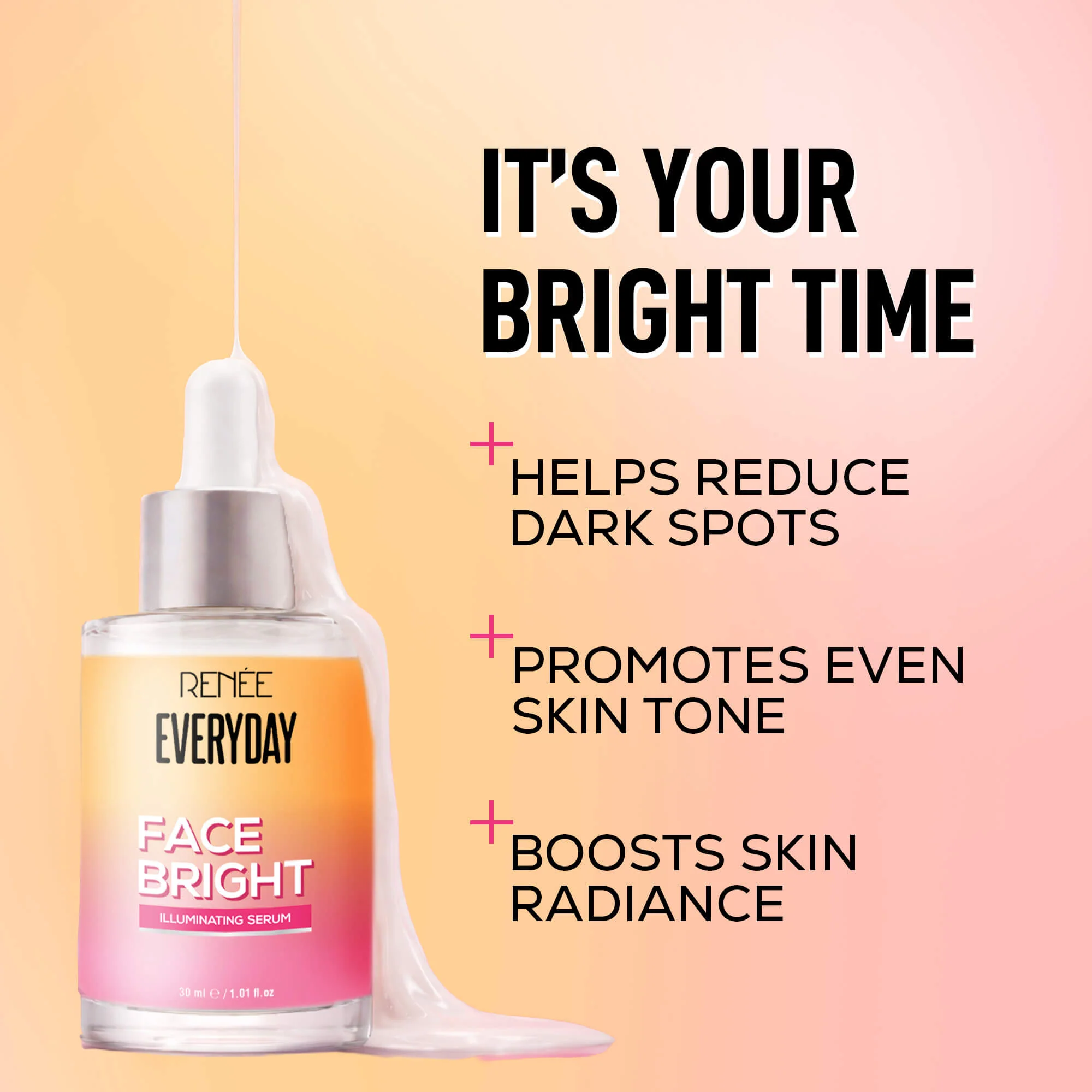 RENEE Everyday Face Bright Skincare Trio With Face Wash, Illuminating Serum & In-Vivo Tested Sunscreen SPF 50 PA+++ - Image 3