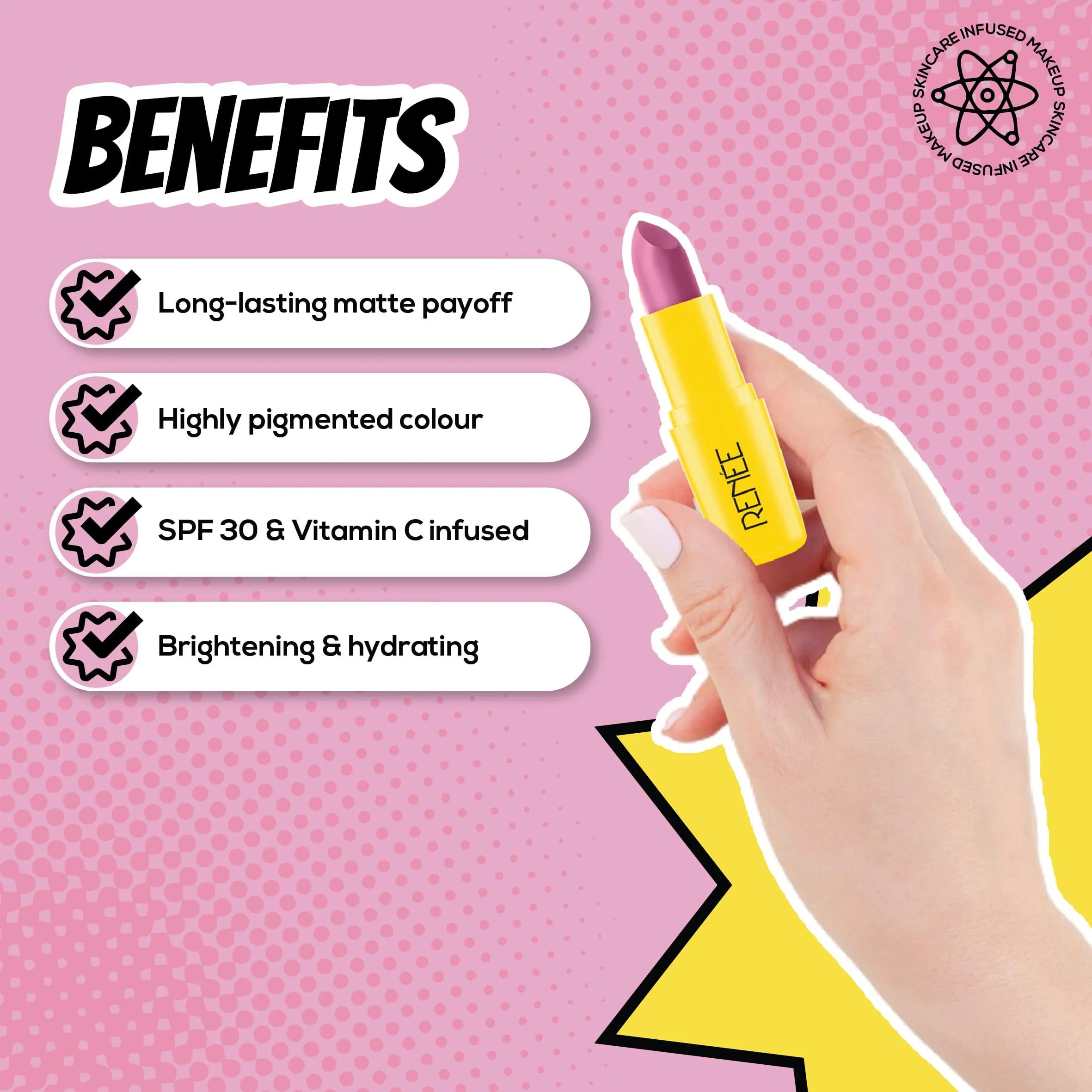 RENEE Everyday Matte Lipstick, 3 g - Image 39