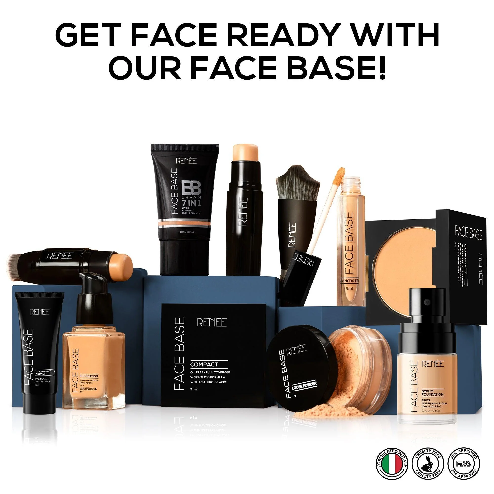 RENEE Face Base 7 in 1 BB Cream with SPF 30, Hyaluronic Acid & Vitamin C, 30 ml - Image 54