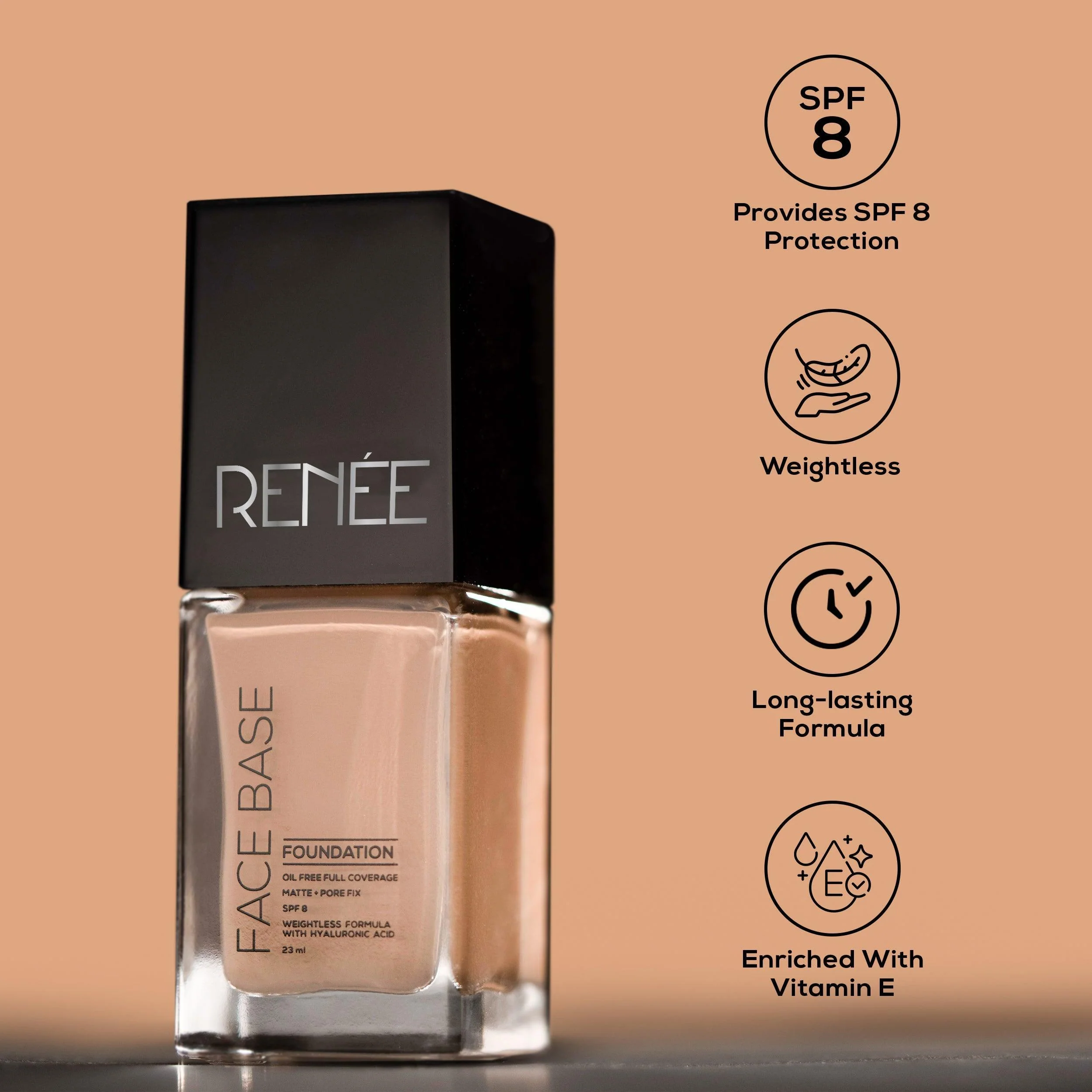 RENEE Face Base Liquid Foundation, 23 ml - Image 32