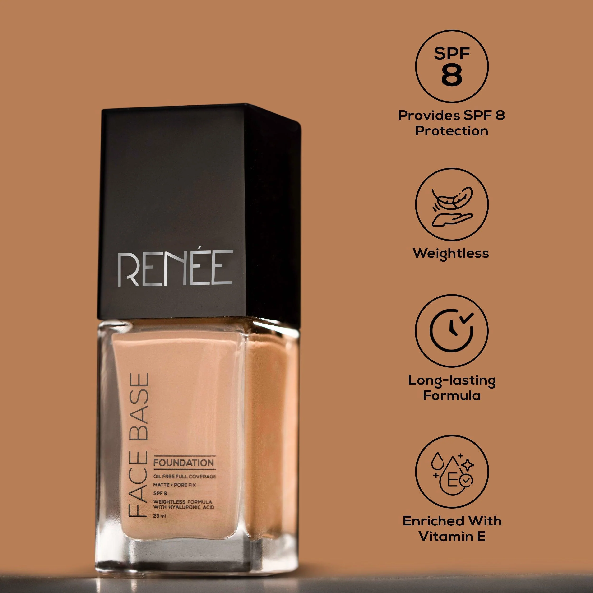 RENEE Face Base Liquid Foundation, 23 ml - Image 49