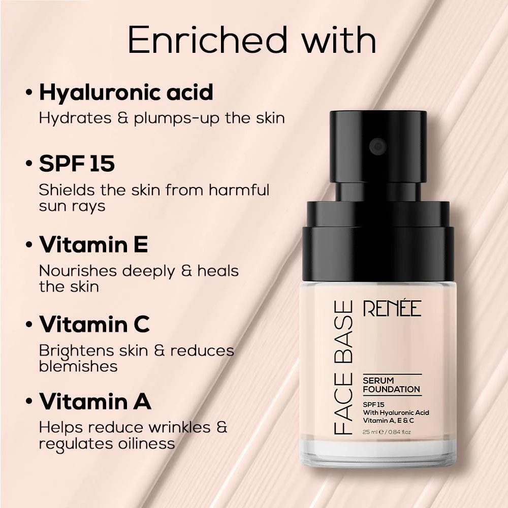 RENEE Face Base Serum Foundation, 25ml - Image 33