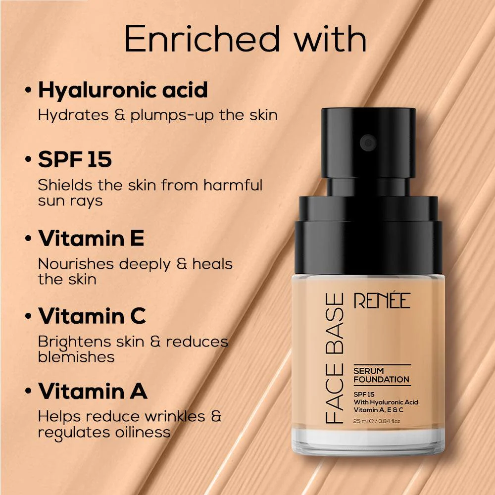 RENEE Face Base Serum Foundation, 25ml - Image 5