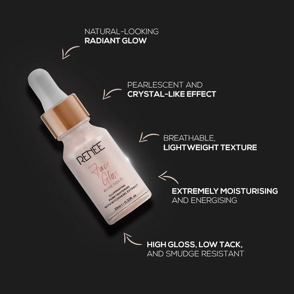 RENEE Face Gloss with Hyaluronic Acid, 10ml - Image 9