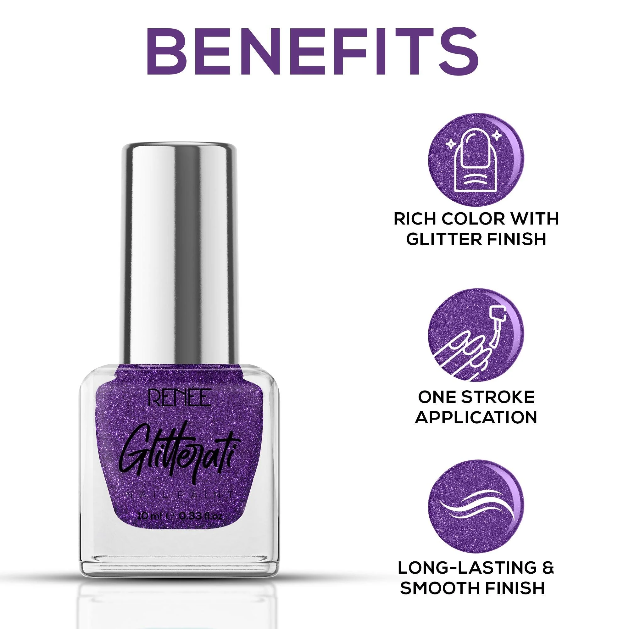 RENEE Glitterati Nail Paint 10ml - Image 13
