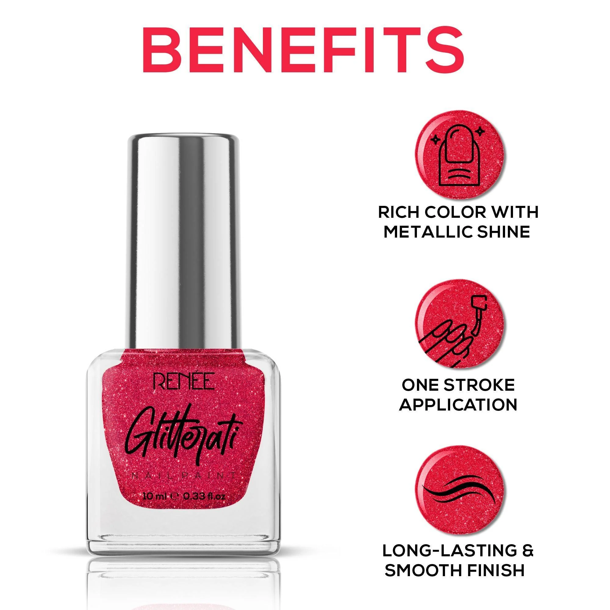 RENEE Glitterati Nail Paint 10ml - Image 65