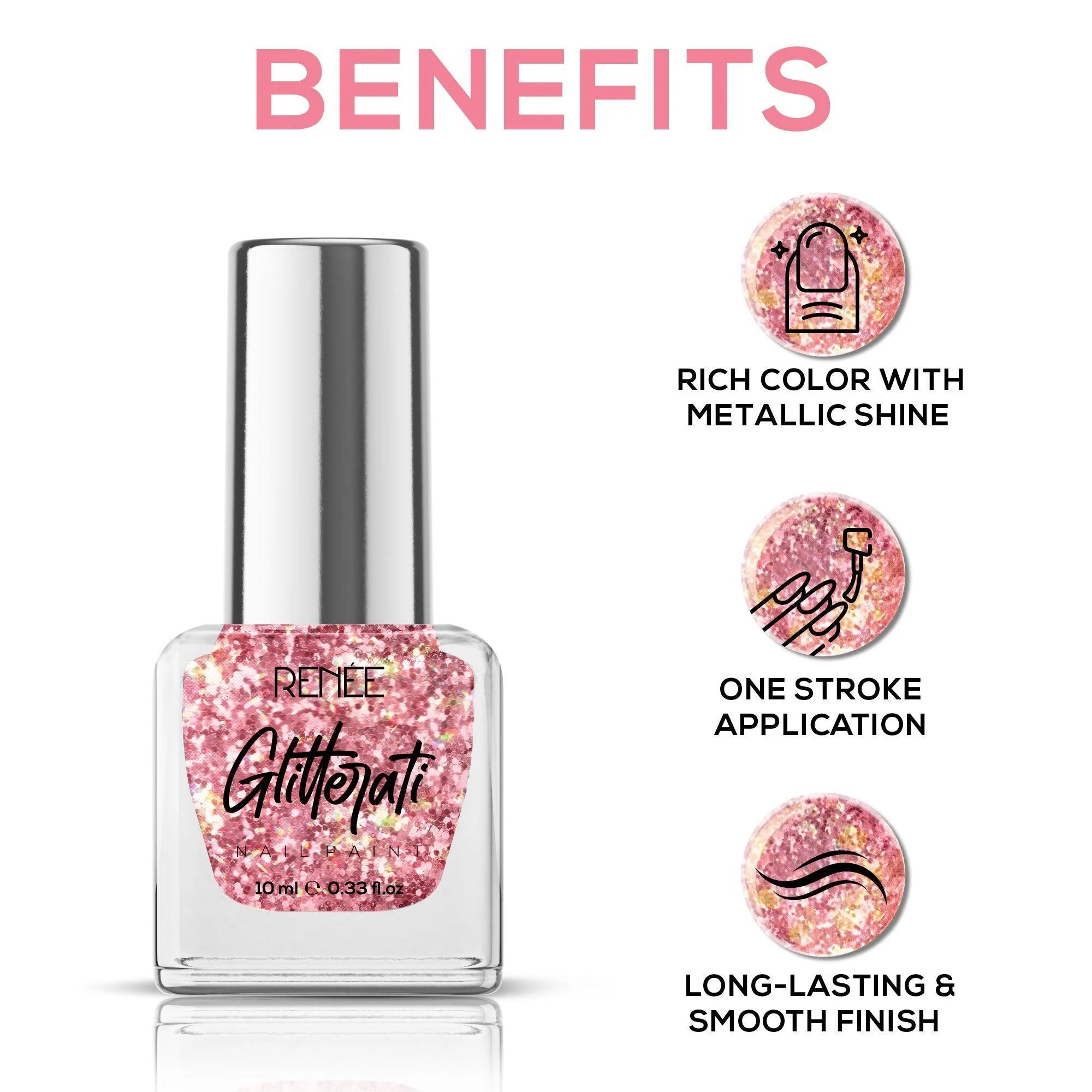RENEE Glitterati Nail Paint 10ml - Image 70