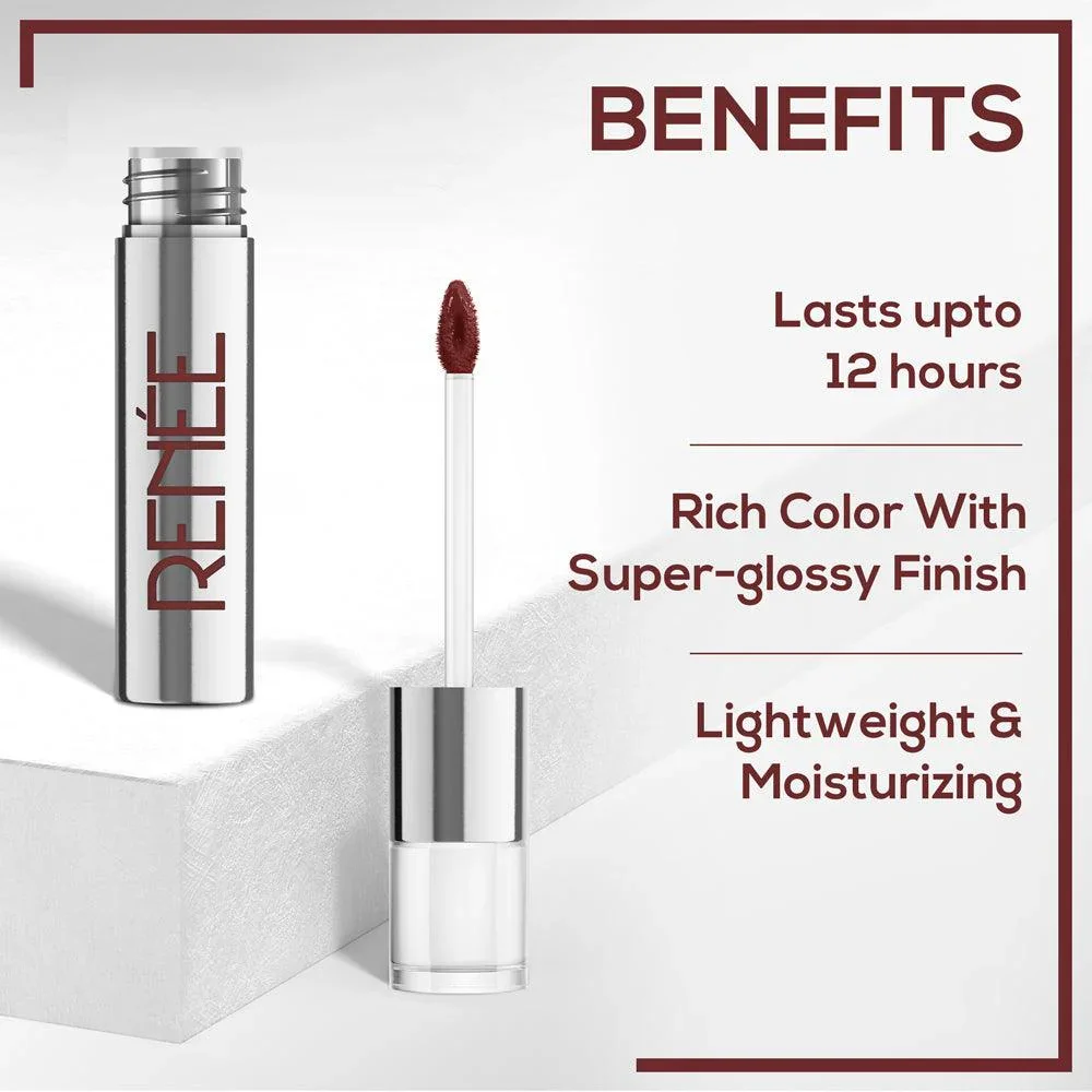 RENEE Gloss Stay - Transfer Proof Glossy Liquid Lip Color, 3.5 ml - Image 27