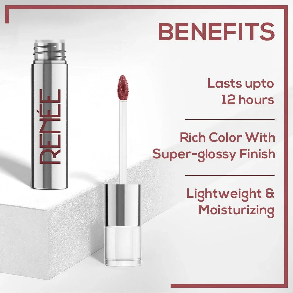 RENEE Gloss Stay - Transfer Proof Glossy Liquid Lip Color, 3.5 ml - Image 91