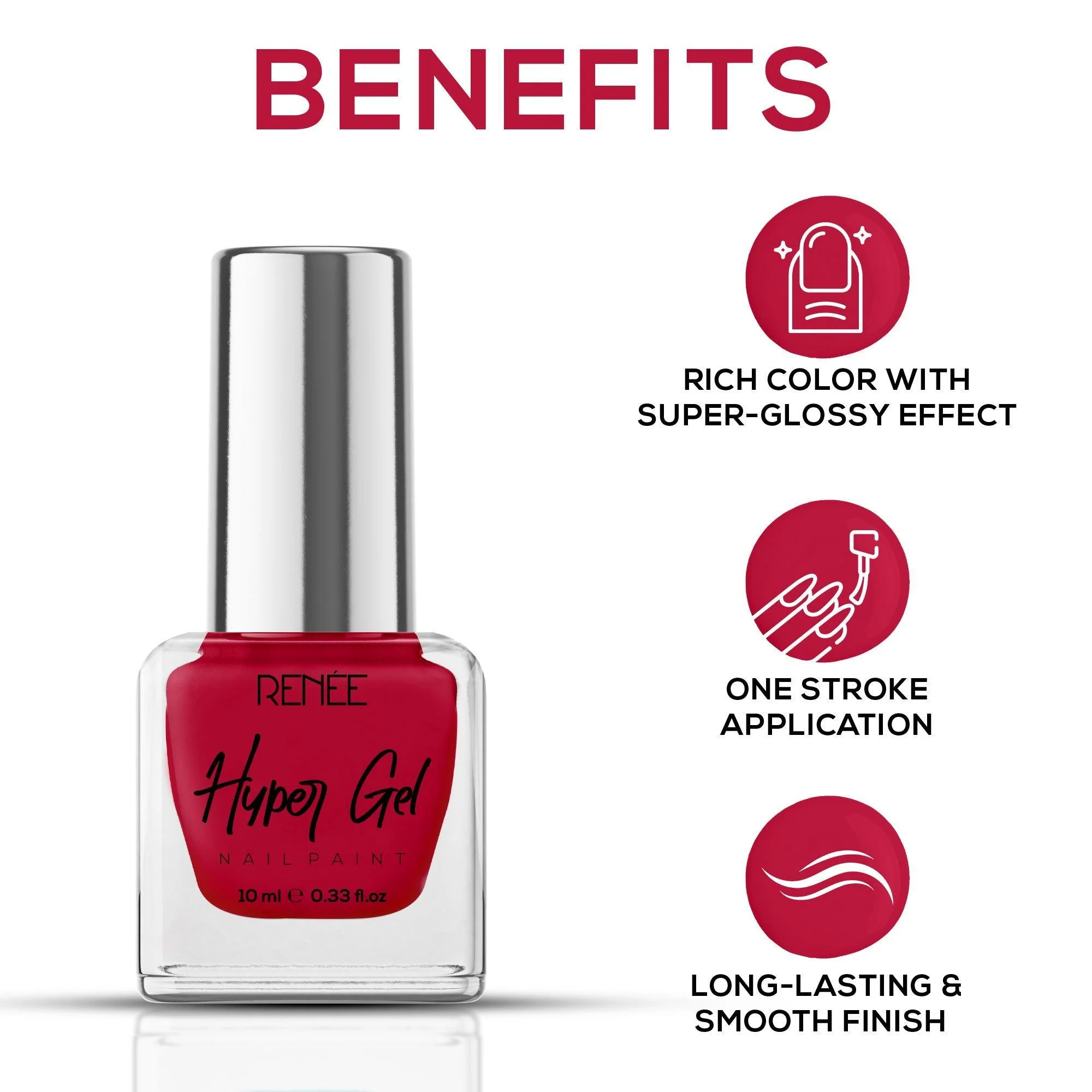 RENEE Hyper Gel Nail Paint 10ml - Image 124