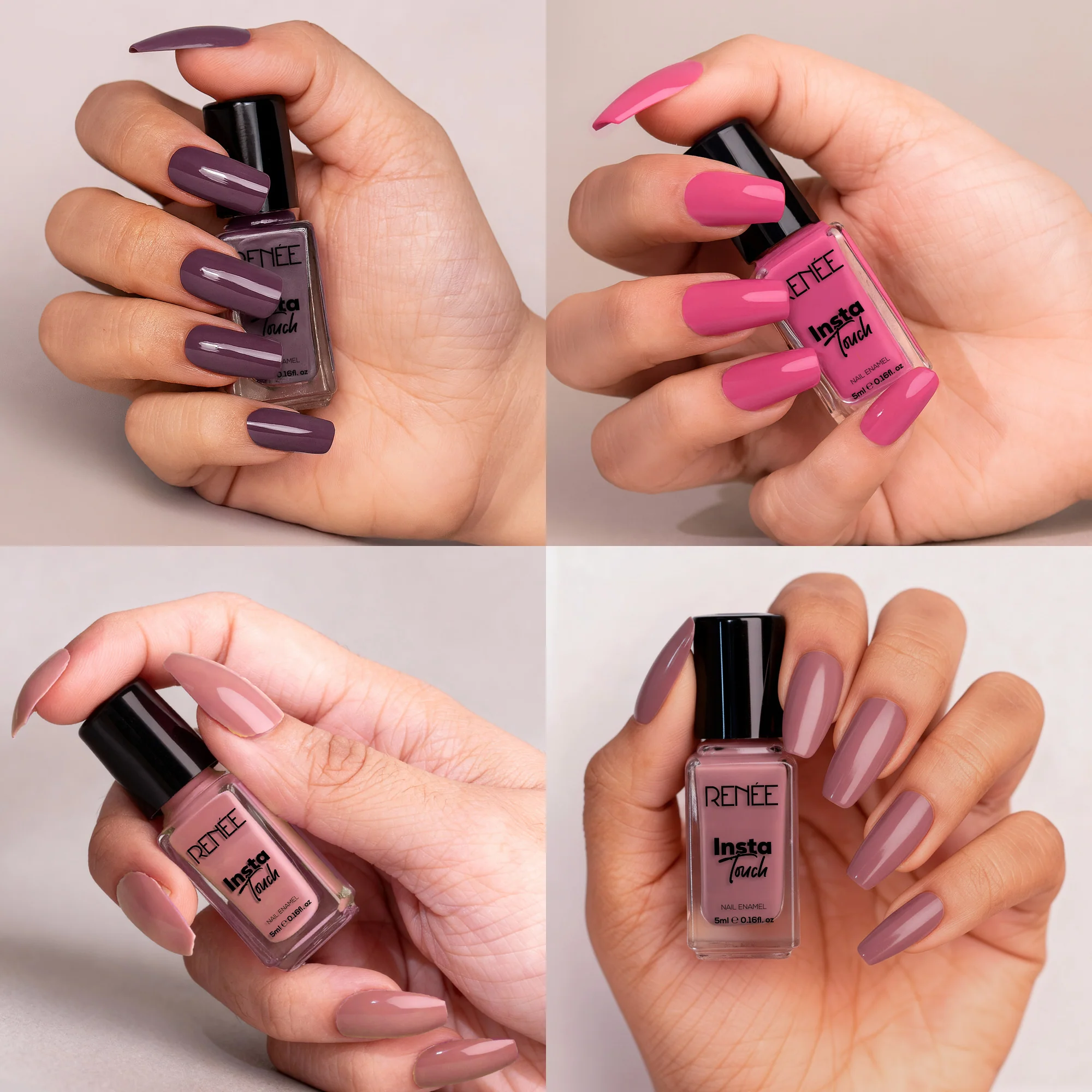RENEE Insta Touch Nail Paints - Set of 4 - Image 5