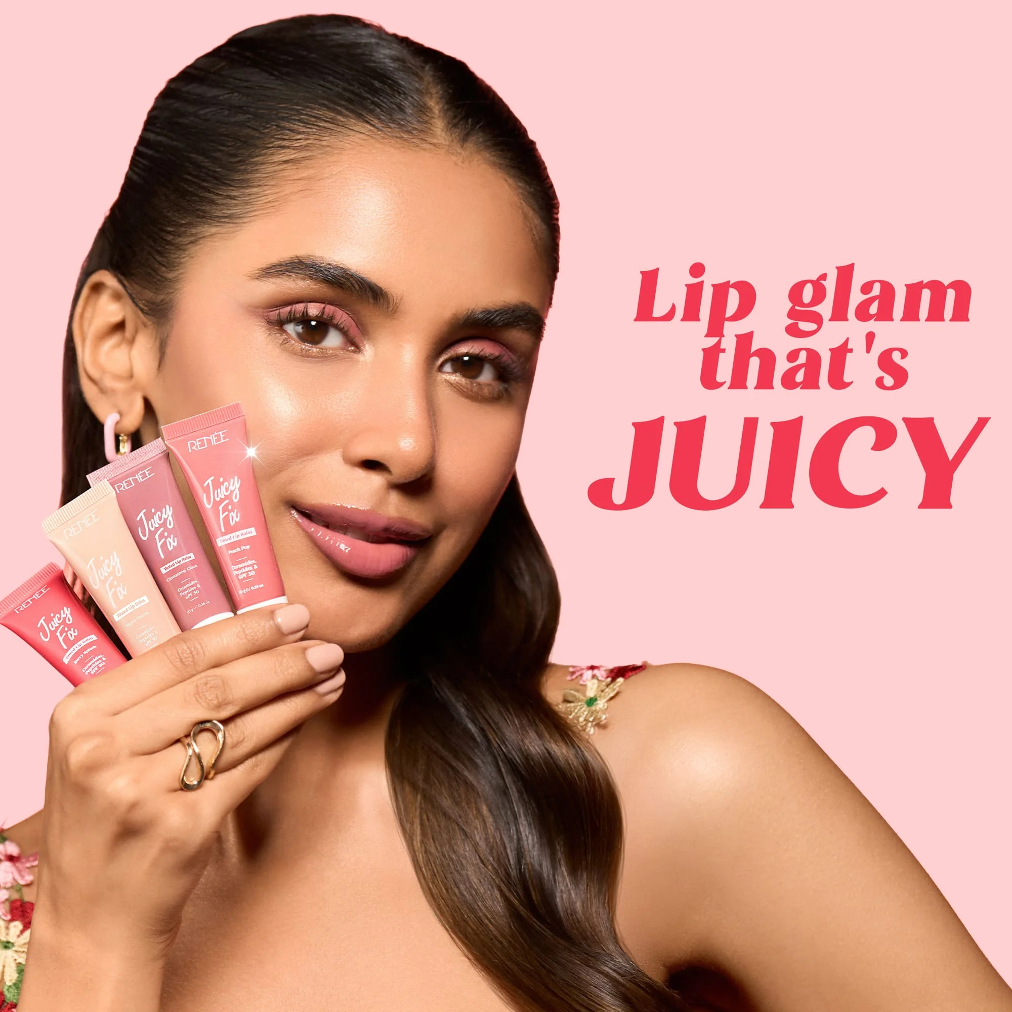 RENEE Juicy Fix Tinted Lip Balm With SPF 30, 10g - Image 27