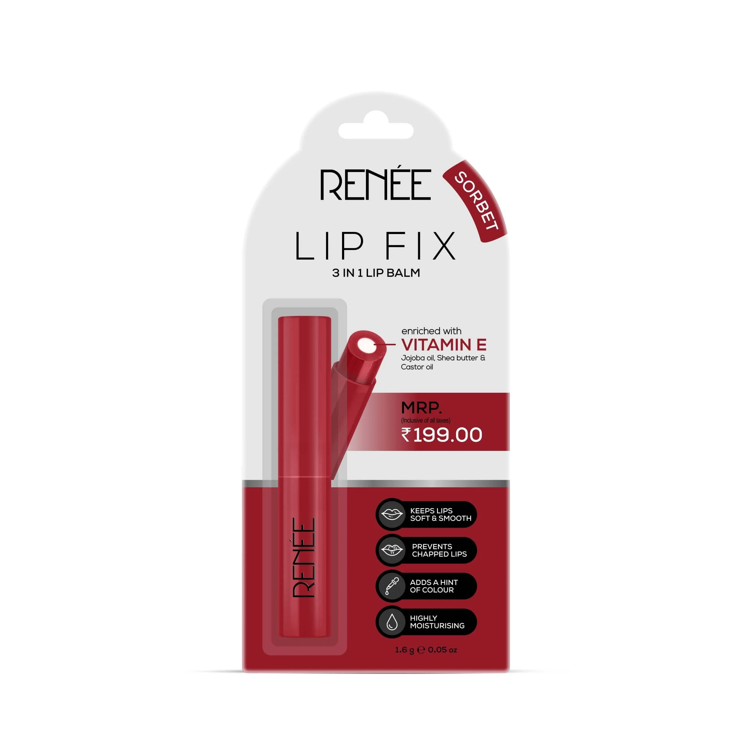RENEE Lip Fix Lip Balm, 1.6g