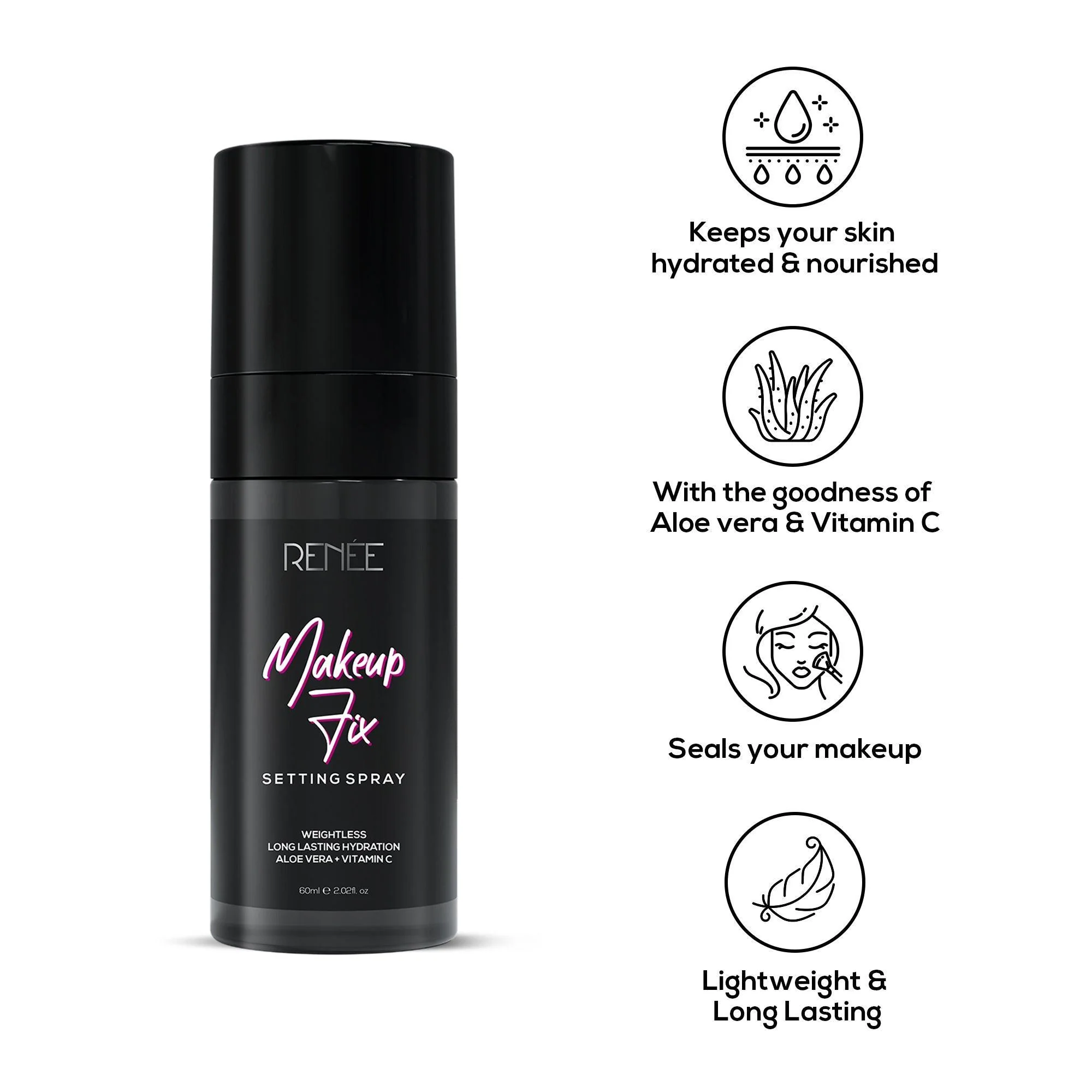 RENEE Makeup Fix Setting Spray, 60 ml - Image 3