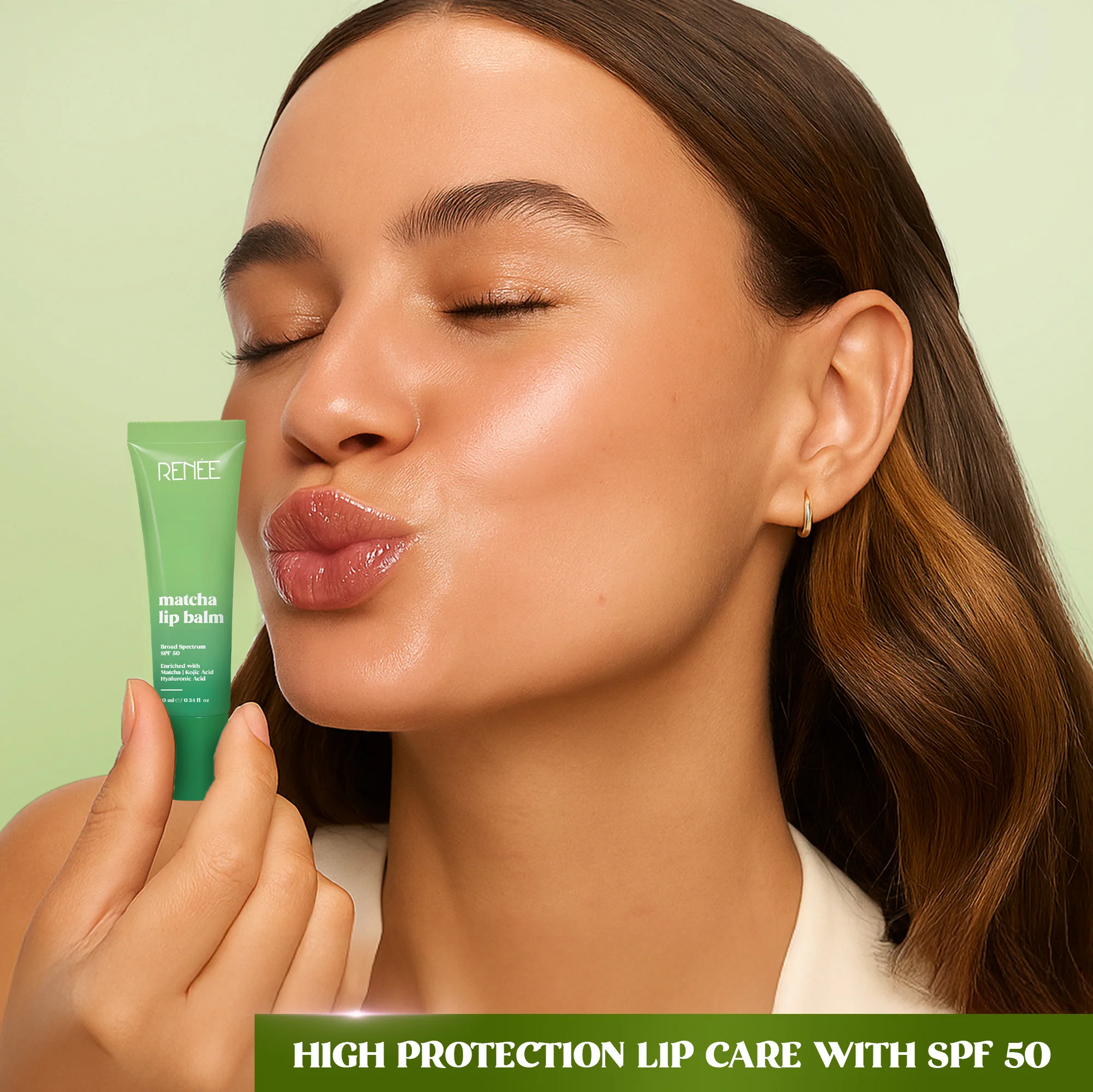 RENEE Matcha Lip Balm With SPF 50, 10 g - Image 4