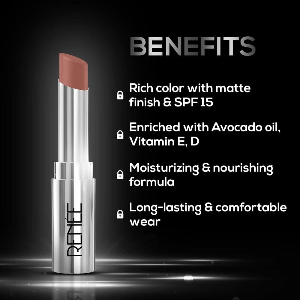 RENEE Matte Lock Lipstick, 3.5 g - Image 10