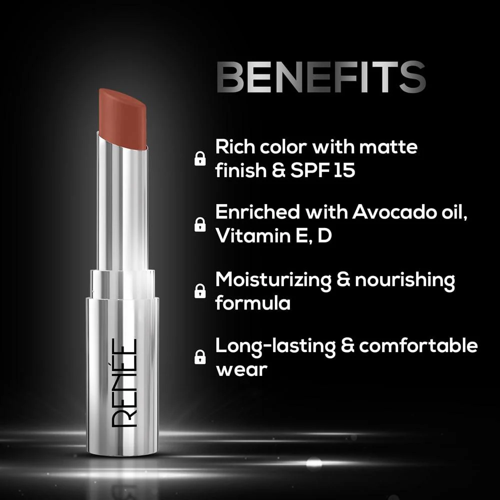 RENEE Matte Lock Lipstick, 3.5 g - Image 38