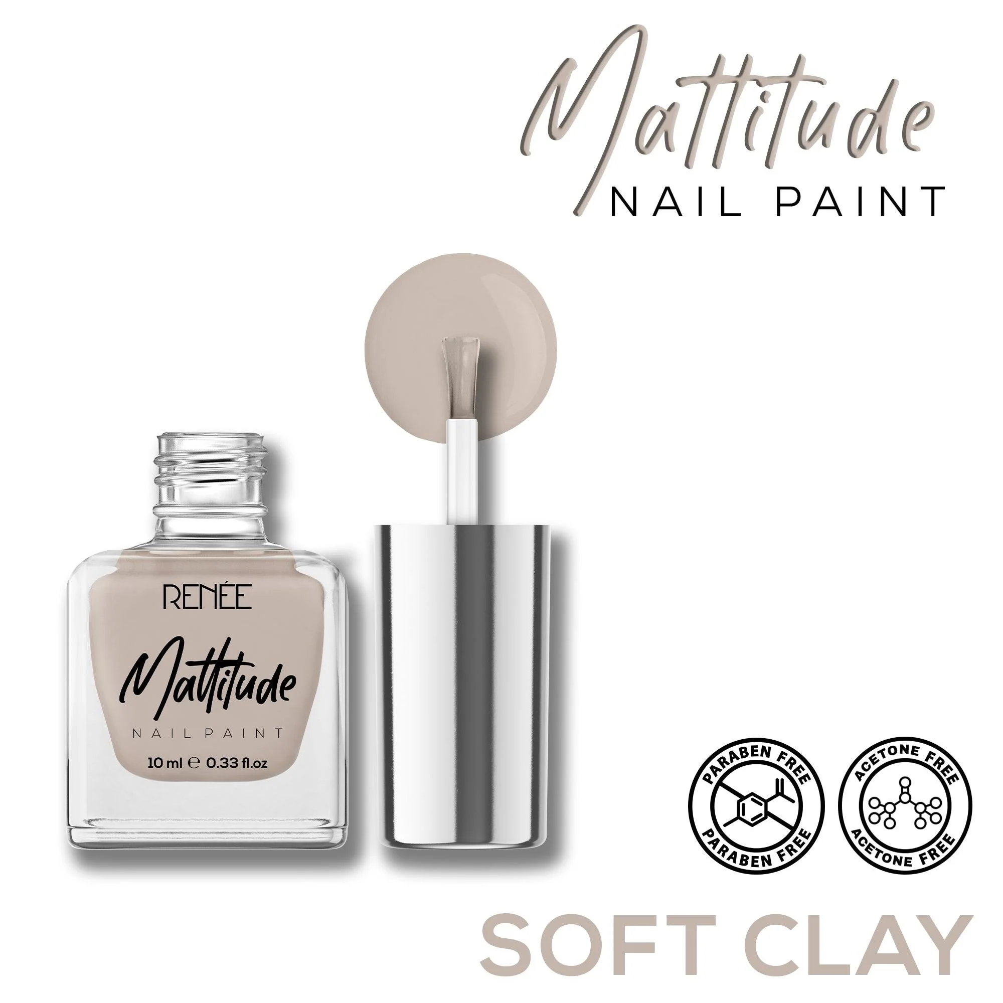 RENEE Mattitude Nail Paint 10ml - Image 55
