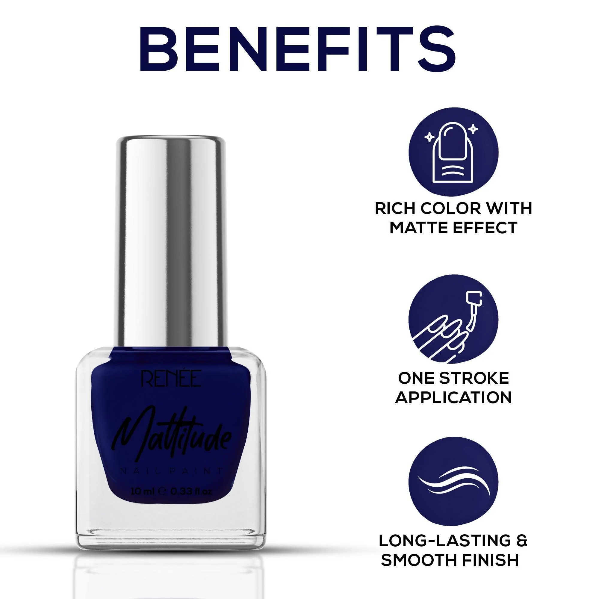 RENEE Mattitude Nail Paint 10ml - Image 79