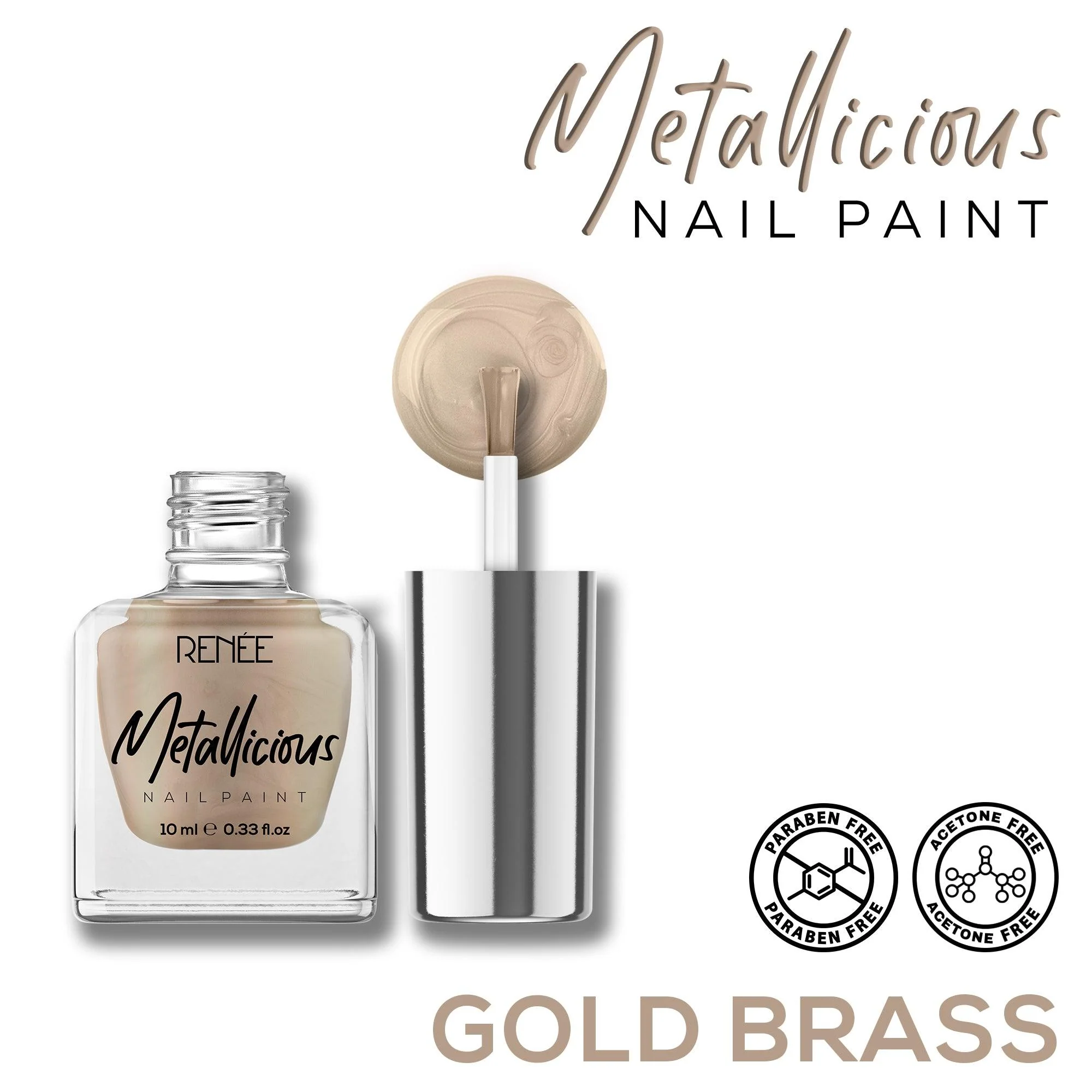 RENEE Metallicious Nail Paint 10ml - Image 30