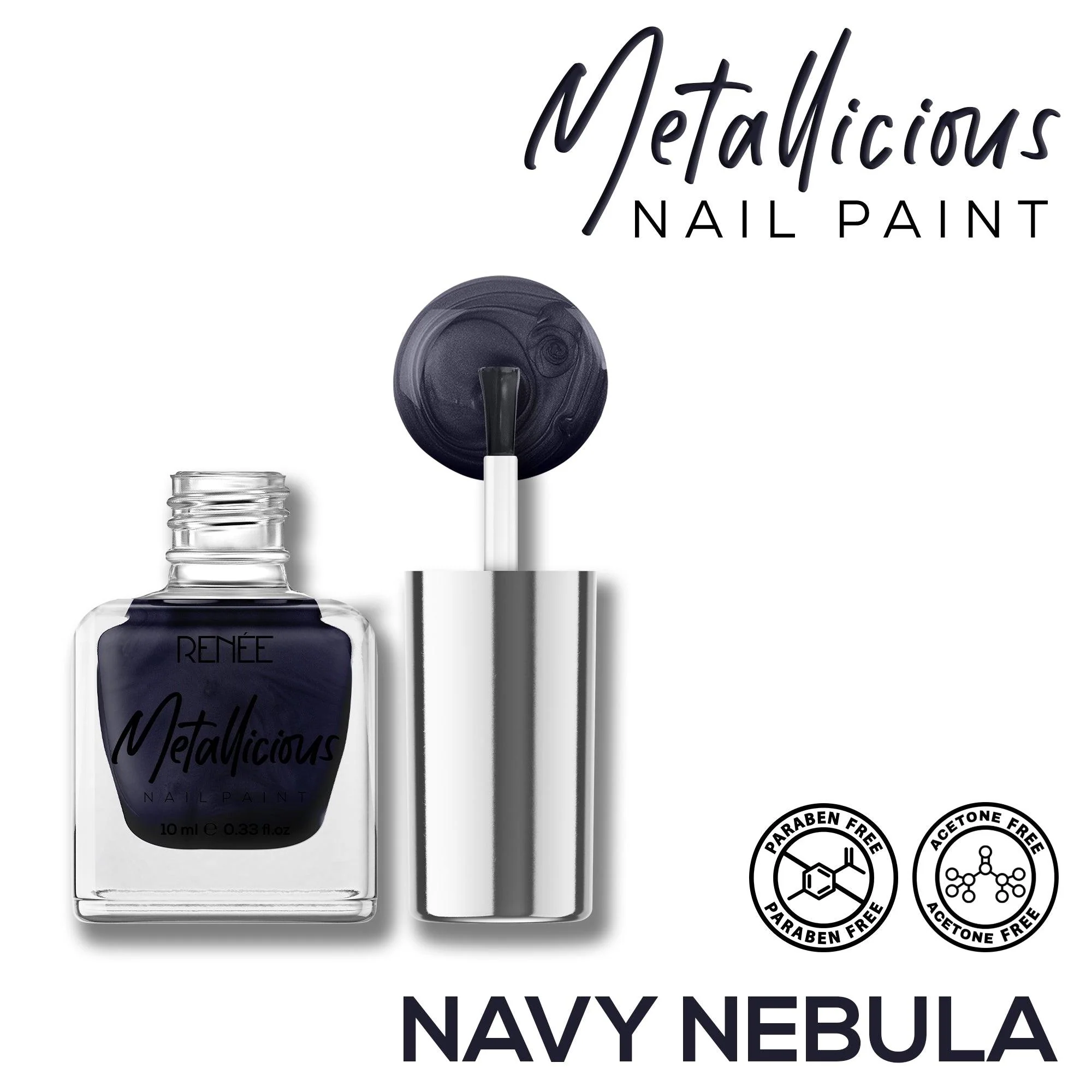 RENEE Metallicious Nail Paint 10ml - Image 61