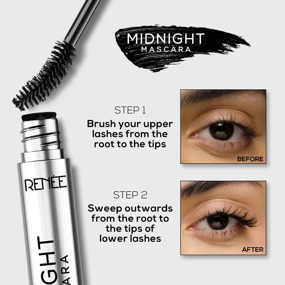 RENEE Midnight Mascara, 8 ml - Image 5