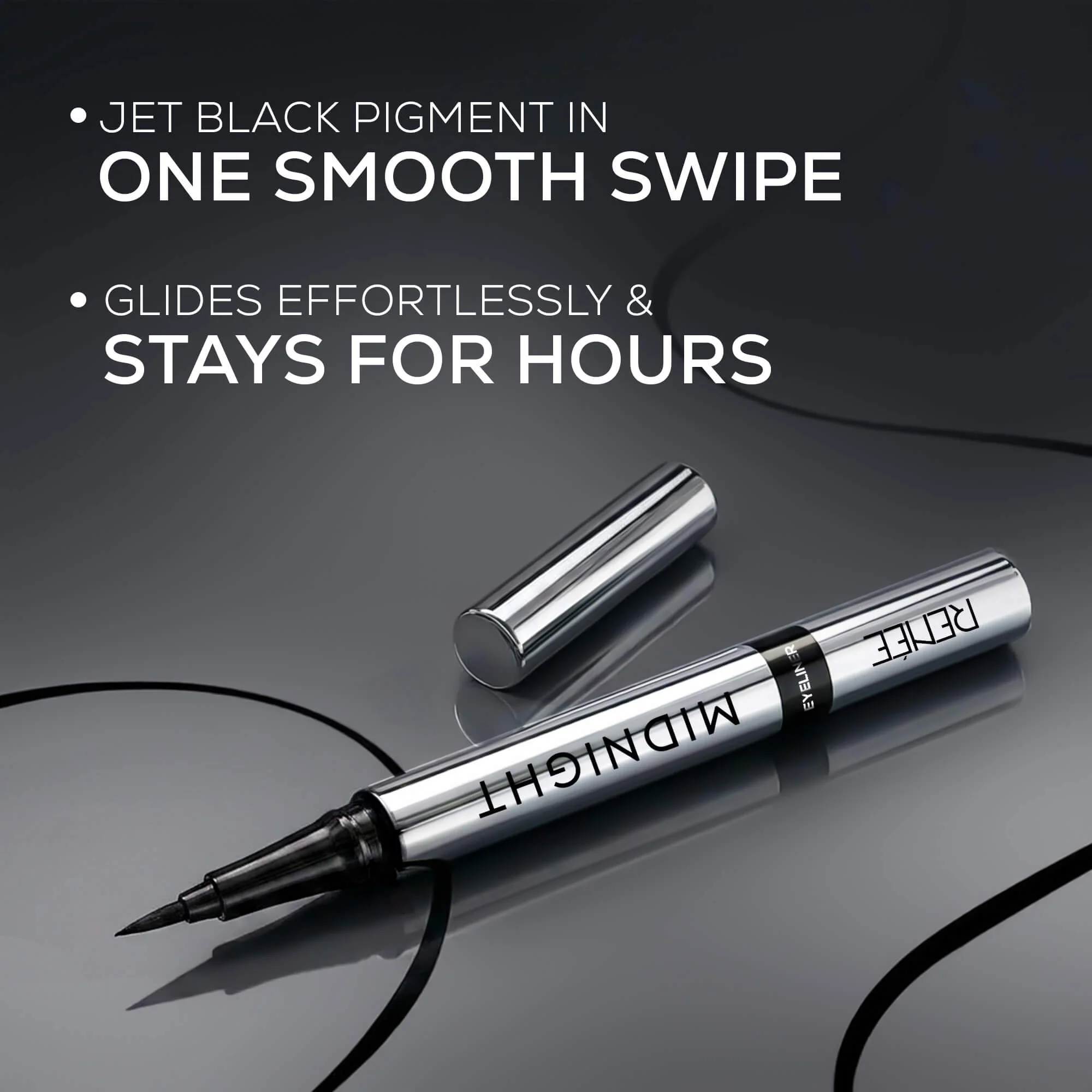 RENEE Midnight Waterproof & Smudge-proof Sketchpen Eyeliner - Image 6