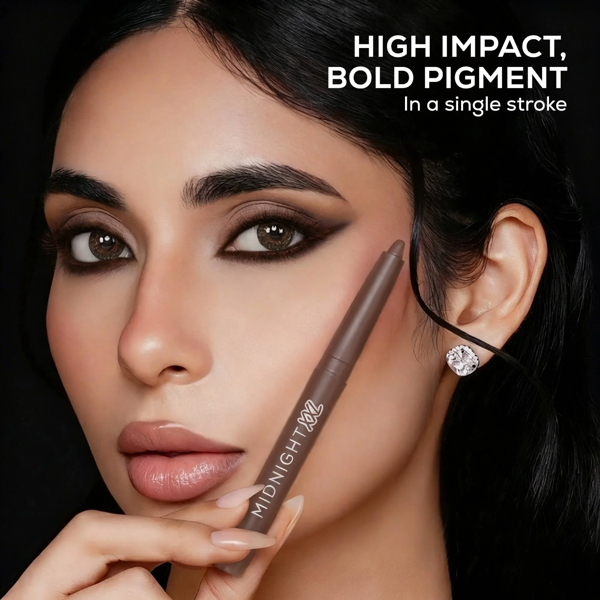 RENEE Midnight XXL Waterproof & Smudge-proof Kohl With Sharpener - Image 14