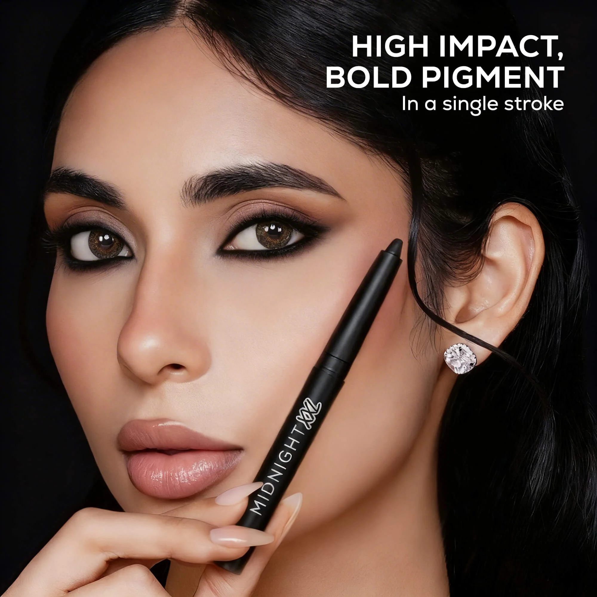 RENEE Midnight XXL Waterproof & Smudge-proof Kohl With Sharpener - Image 5
