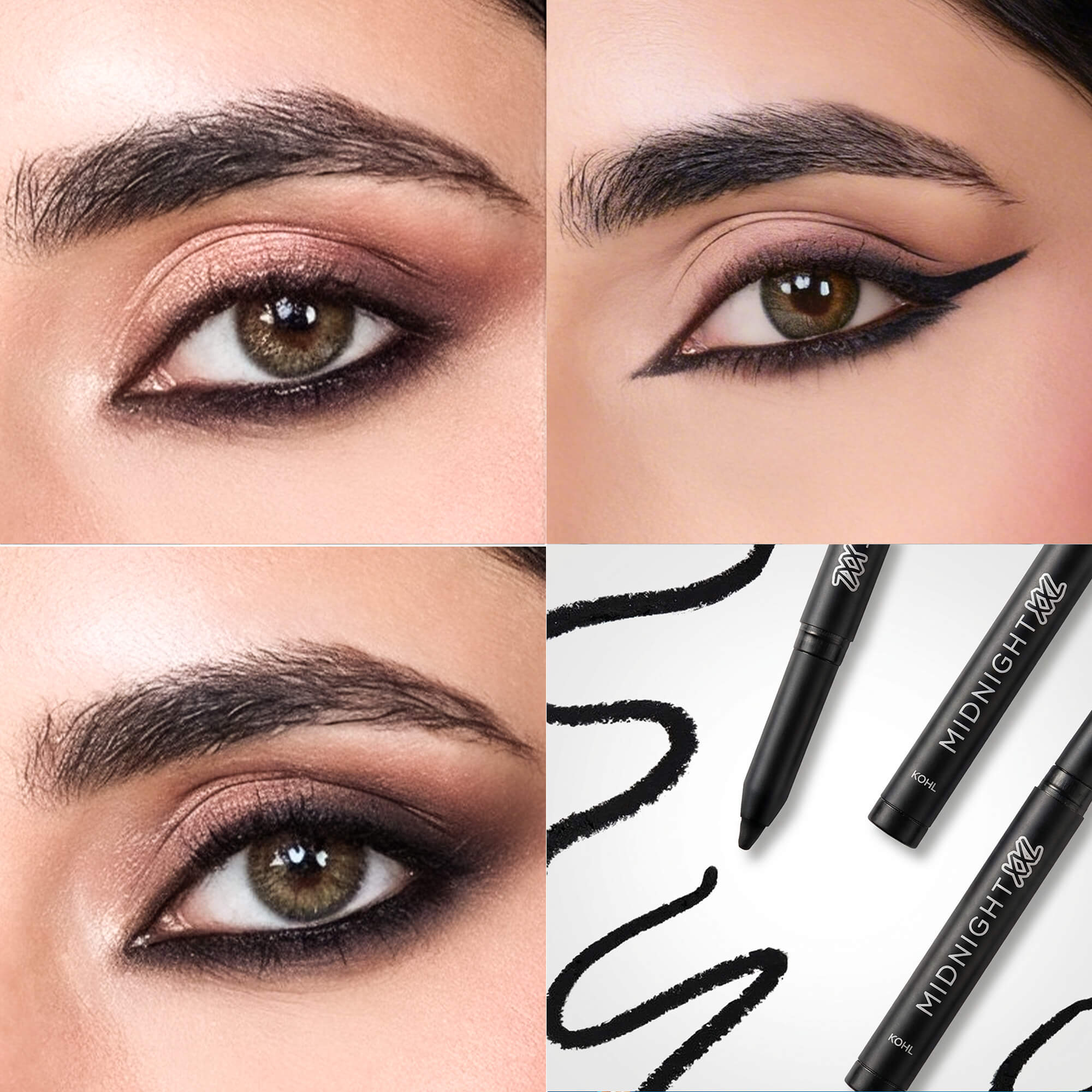 RENEE Midnight XXL Waterproof & Smudge-proof Kohl With Sharpener - Image 7