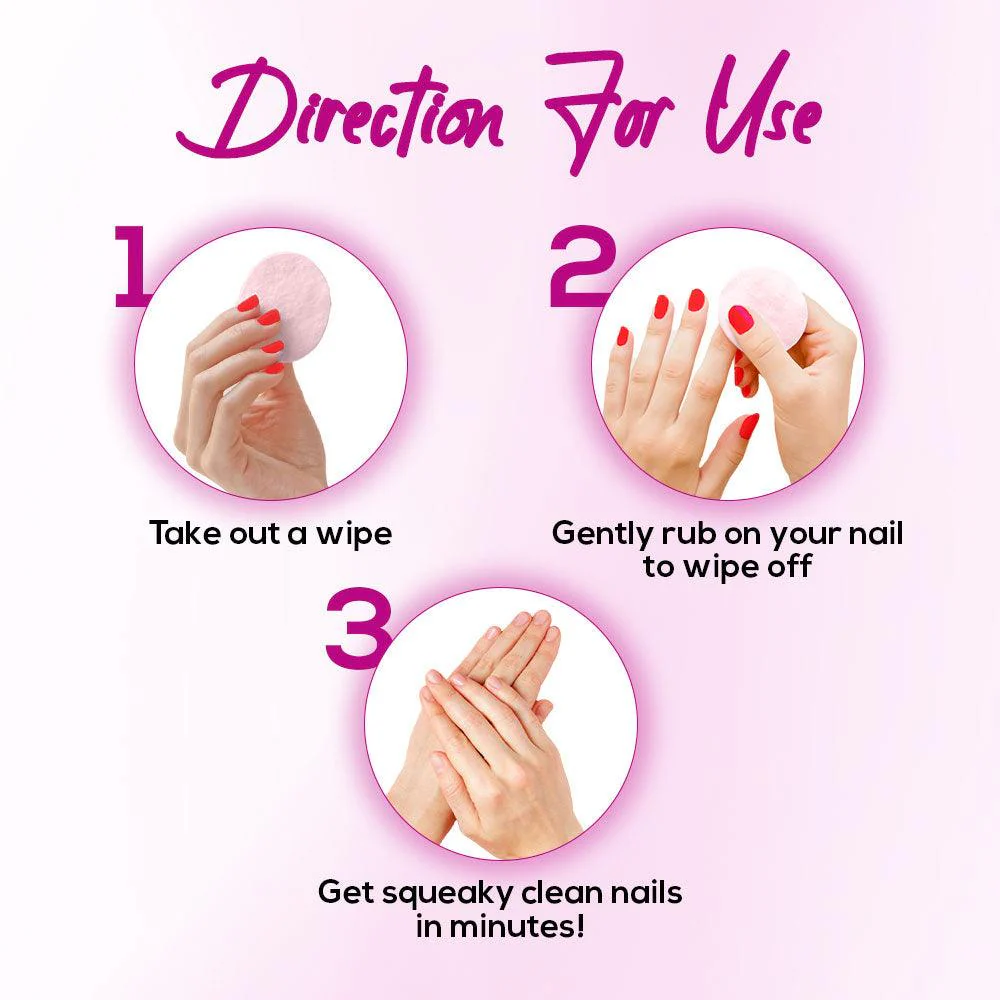 RENEE Nail Paint Remover Wipes - Image 5