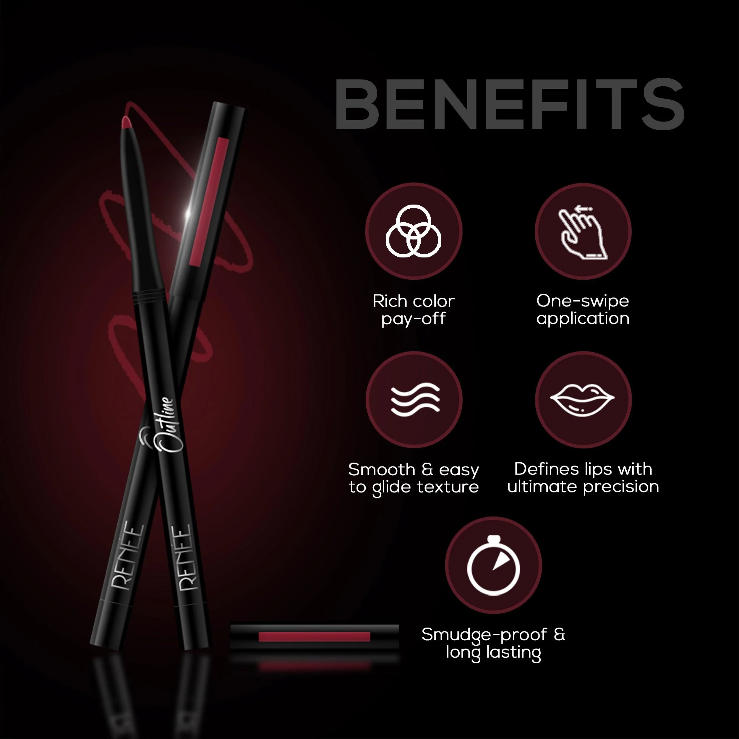 RENEE Outline Lip Liner, 0.35 g - Image 37