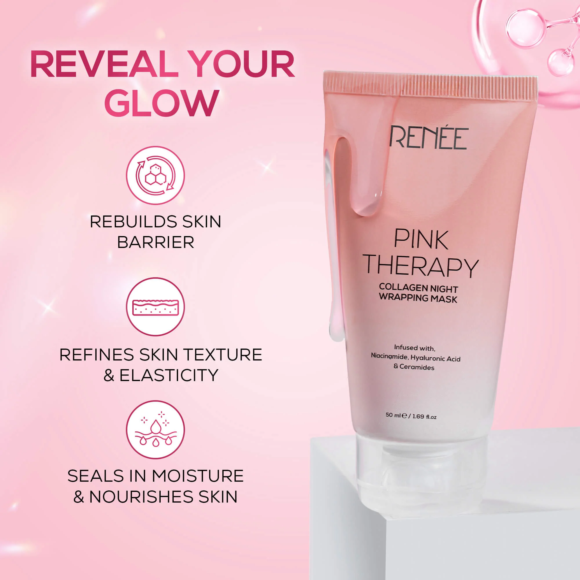 RENEE Pink Therapy Anti-Aging Complete Skincare Set - Image 6